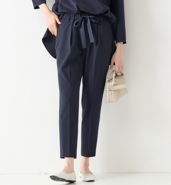 TIARA「イージタックパンツ（セットアップ対応）」|スラックス|ネイビー