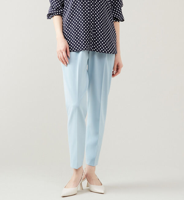 TIARA「イージタックパンツ（セットアップ対応）」|スラックス|アクア