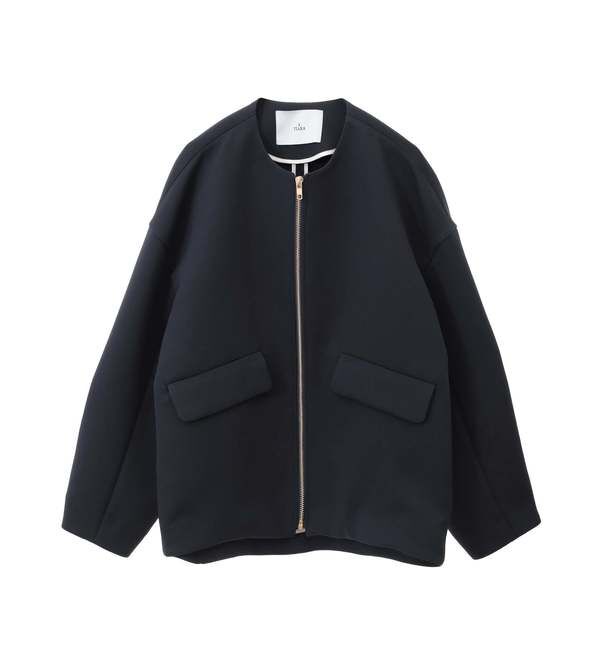 TIARA「ZIPオーバーシルエットブルゾン」|ブルゾン・スタジャン|