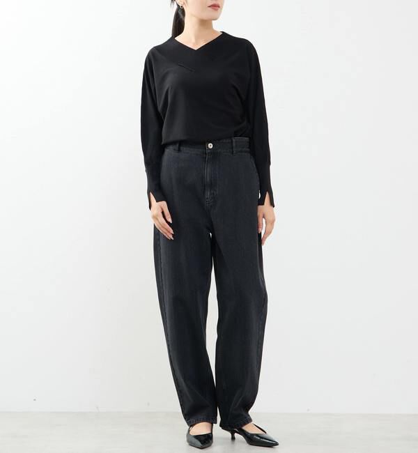 TIARA「ドルマンVネックニット」|ニット・セーター|