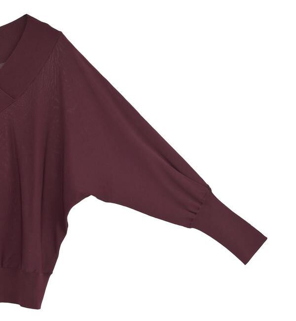 TIARA「ドルマンVネックニット」|ニット・セーター|