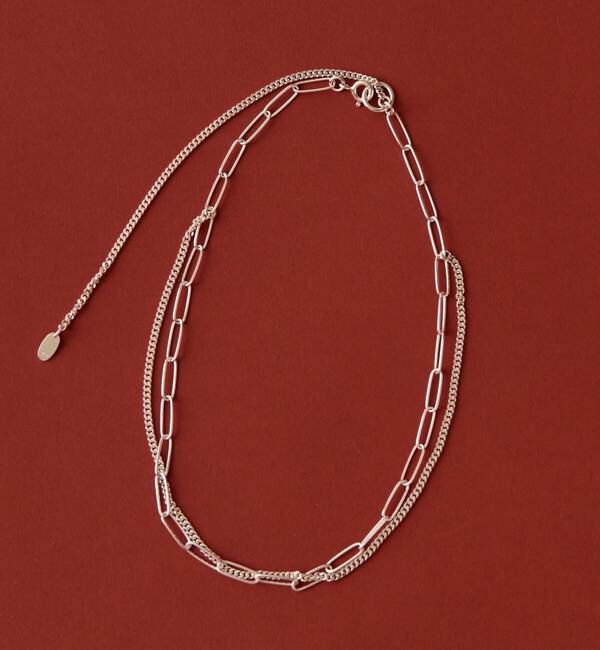 TIARA「【quip queint/クィップクエイント】two chain necklace」|ネックレス|