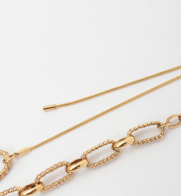 TIARA「【ADER.bijoux/アデルビジュー】CUTSTEEL sparkle short necklace」|ネックレス|