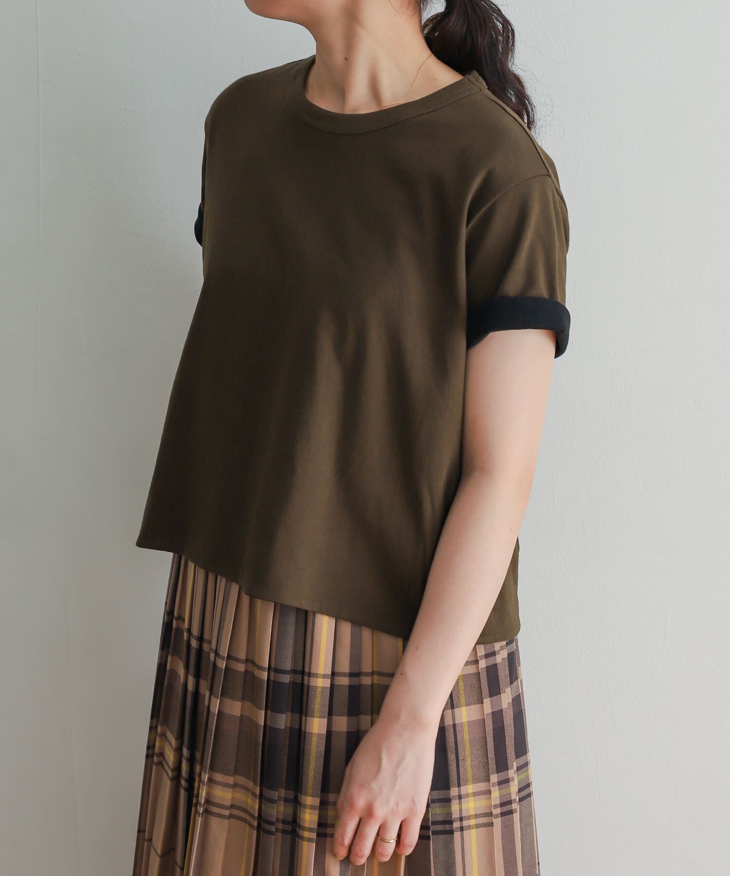 URBAN RESEARCH DOORS「mizuiro ind　reversible t-shirts」|Tシャツ・カットソー|