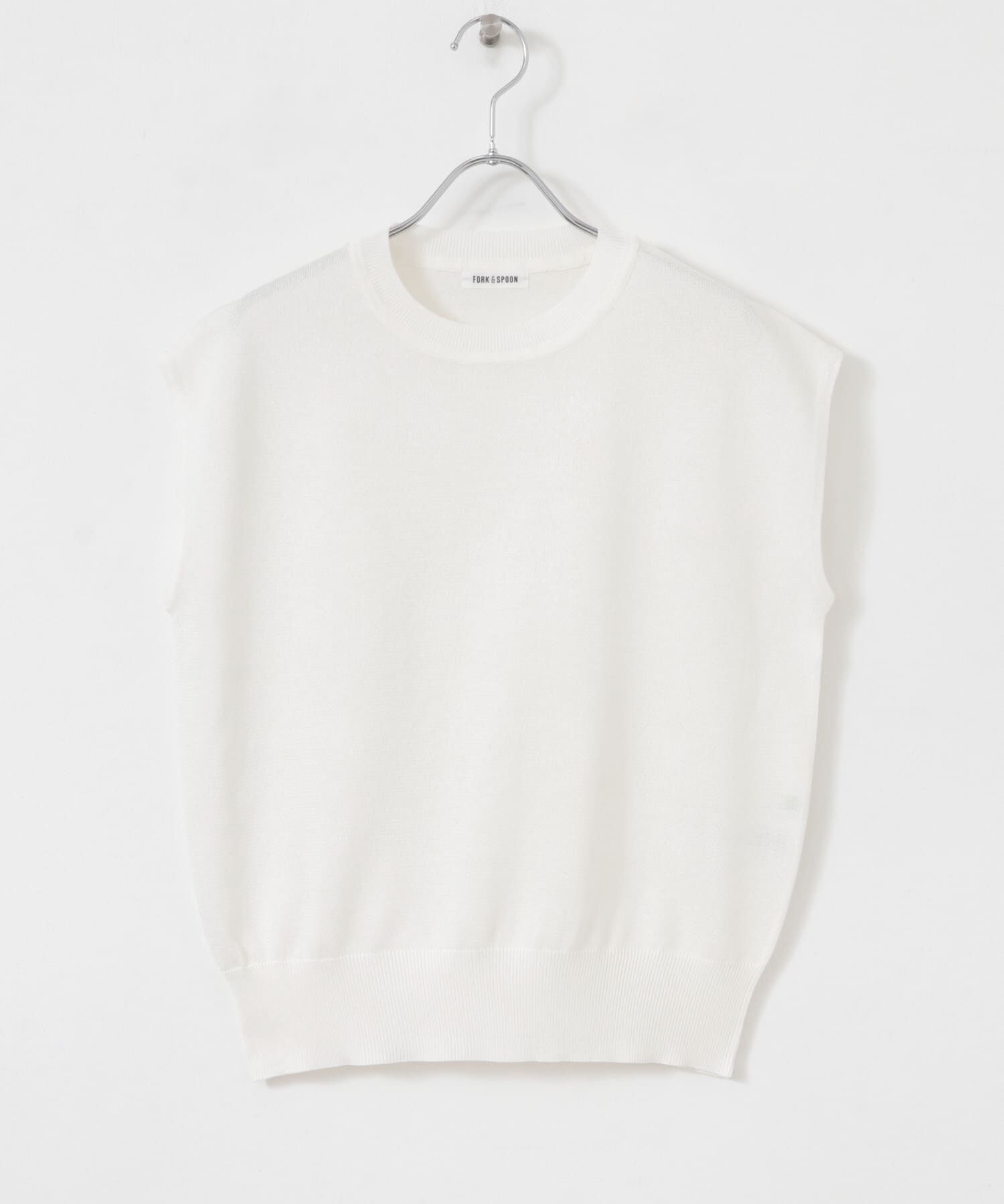 URBAN RESEARCH DOORS「FORK&SPOON　LEVITAノースリーブニットプルオーバー」|ニット・セーター|