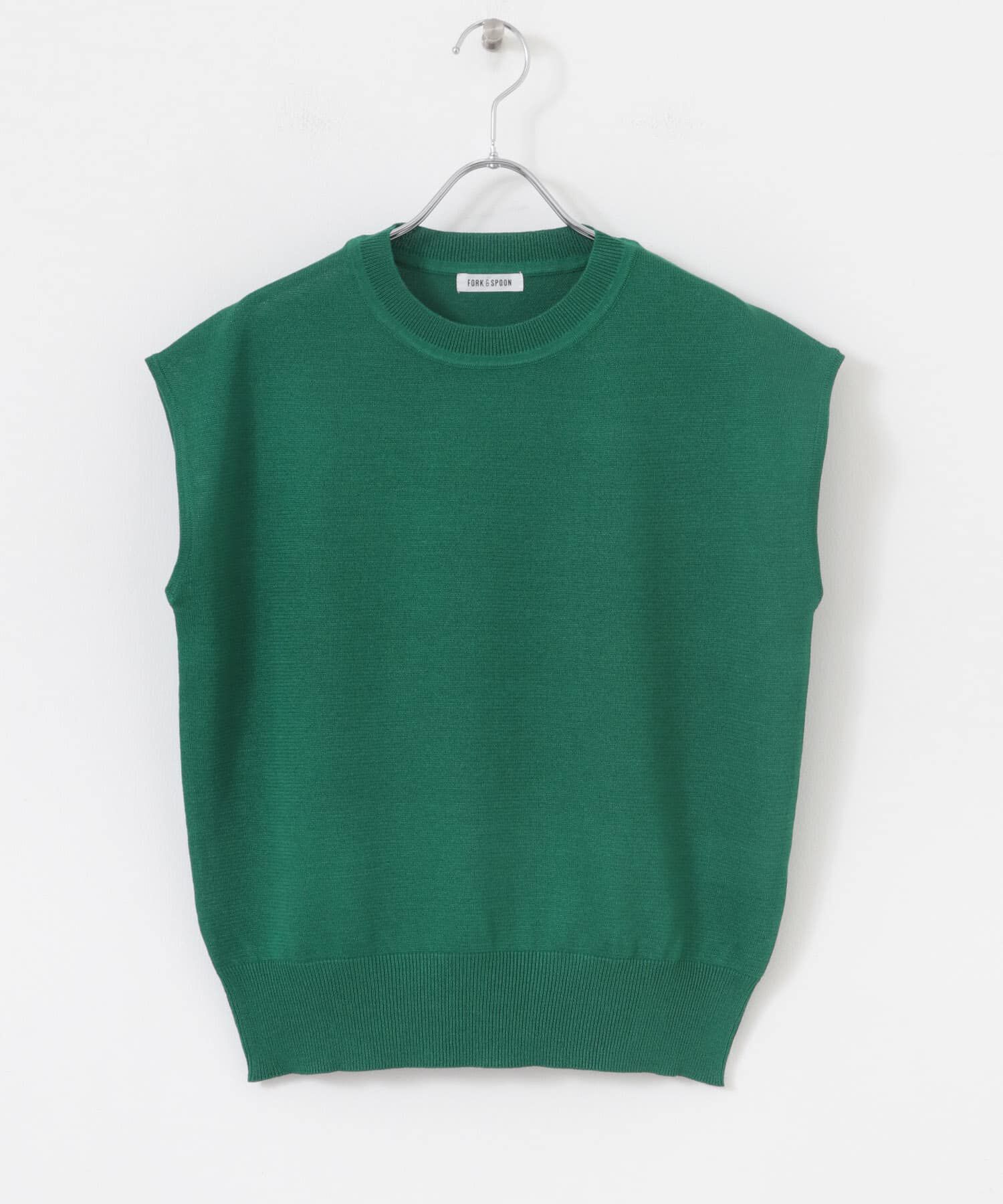 URBAN RESEARCH DOORS「FORK&SPOON　LEVITAノースリーブニットプルオーバー」|ニット・セーター|
