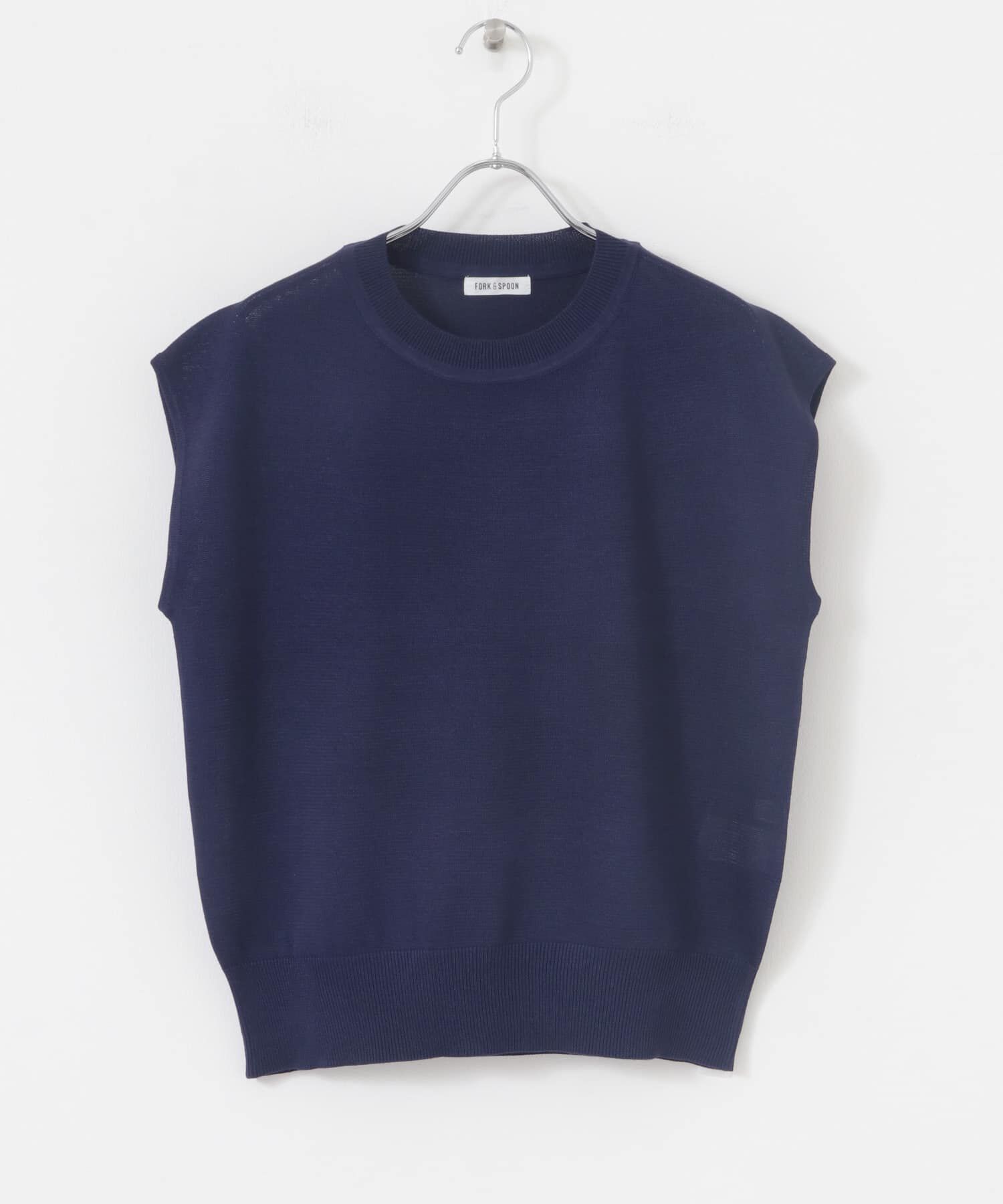 URBAN RESEARCH DOORS「FORK&SPOON　LEVITAノースリーブニットプルオーバー」|ニット・セーター|