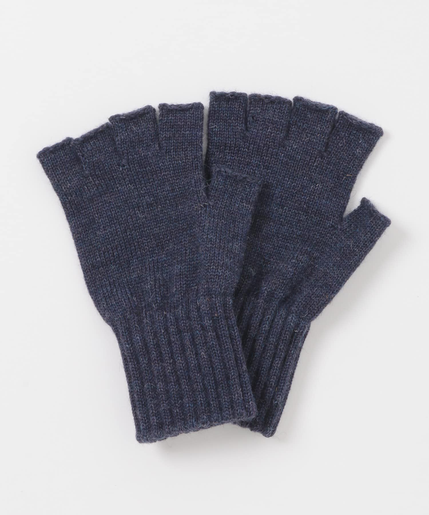 URBAN RESEARCH DOORS「Barbour　FINGERLESS GLOVES」|手袋|ネイビー