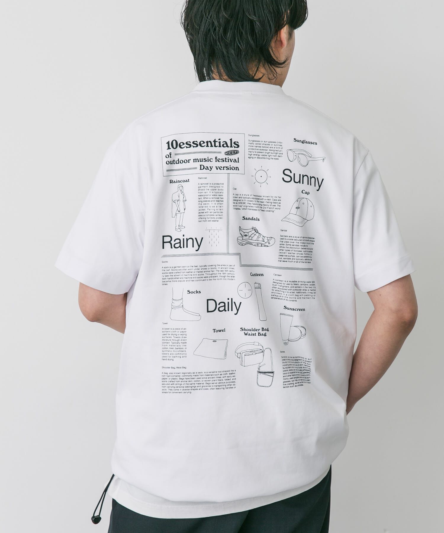 URBAN RESEARCH DOORS「『別注』KEEN&times;DOORS　OC/RP10ESSENTIALS T-SHIRTS」|Tシャツ・カットソー|