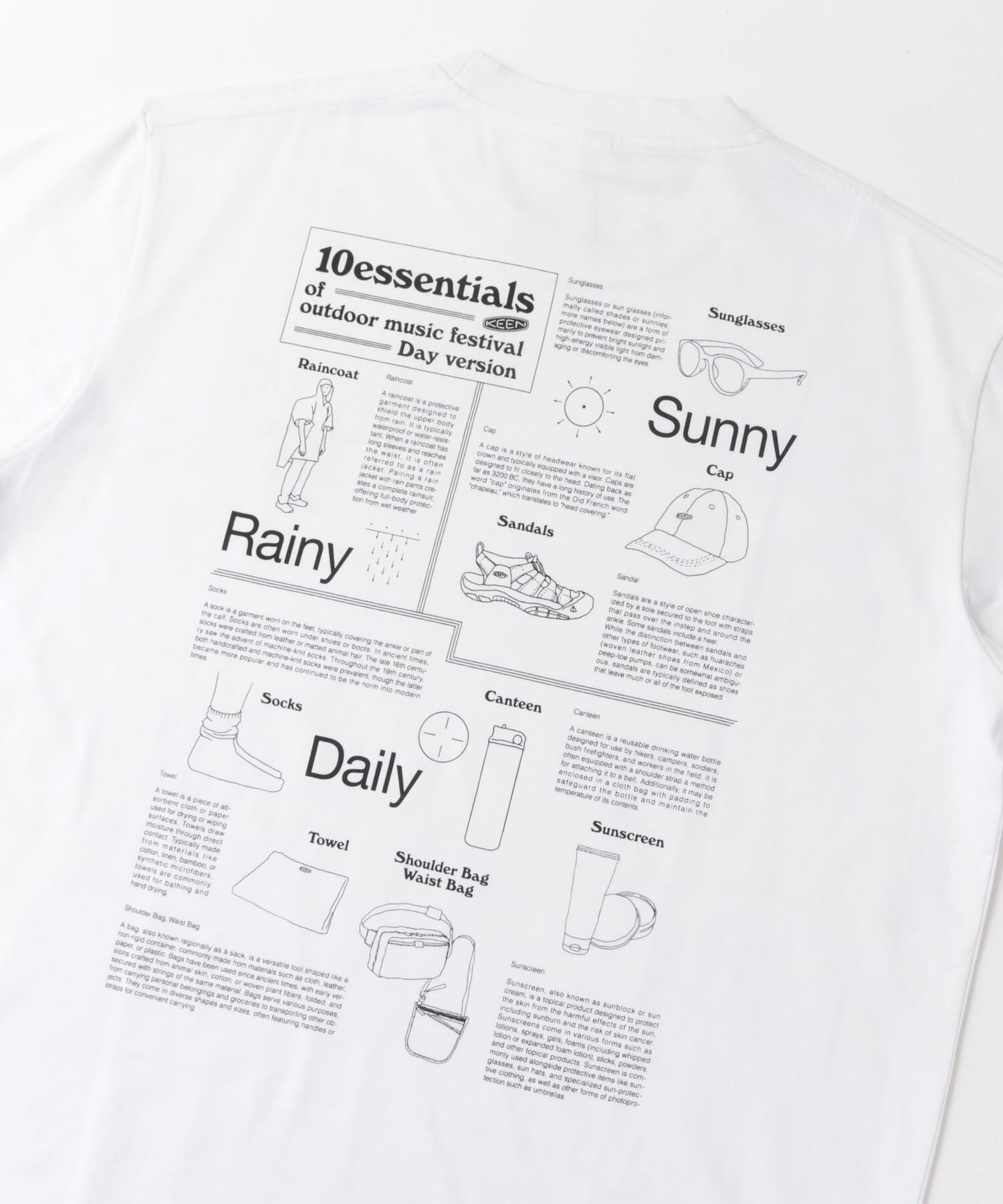 URBAN RESEARCH DOORS「『別注』KEEN&times;DOORS　OC/RP10ESSENTIALS T-SHIRTS」|Tシャツ・カットソー|