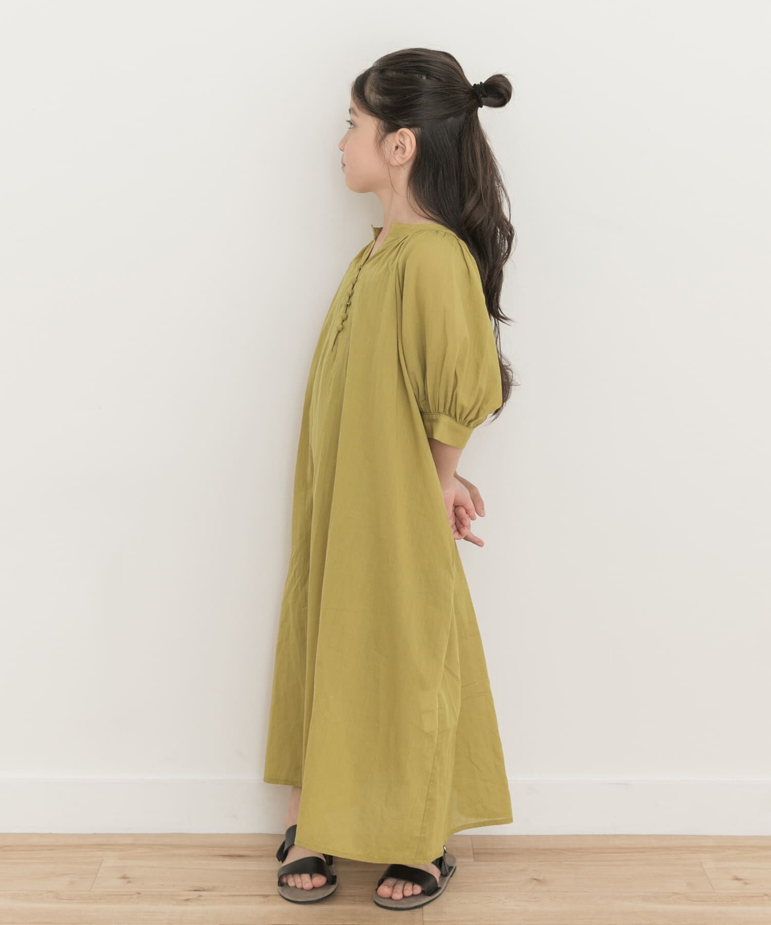 URBAN RESEARCH DOORS「『親子リンク』コットンボイルカフタンワンピース(KIDS)」|ワンピース|