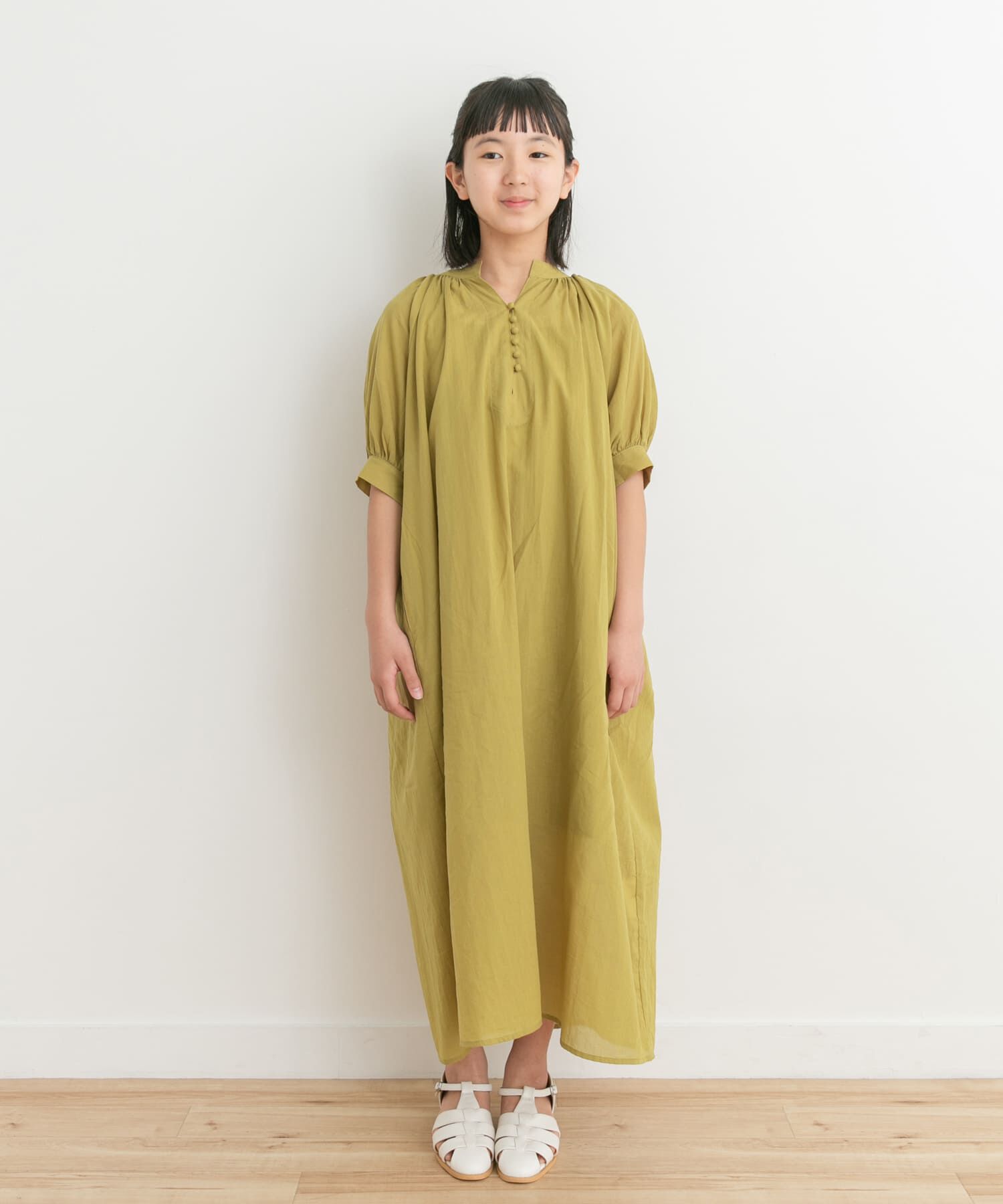 URBAN RESEARCH DOORS「『親子リンク』コットンボイルカフタンワンピース(KIDS)」|ワンピース|