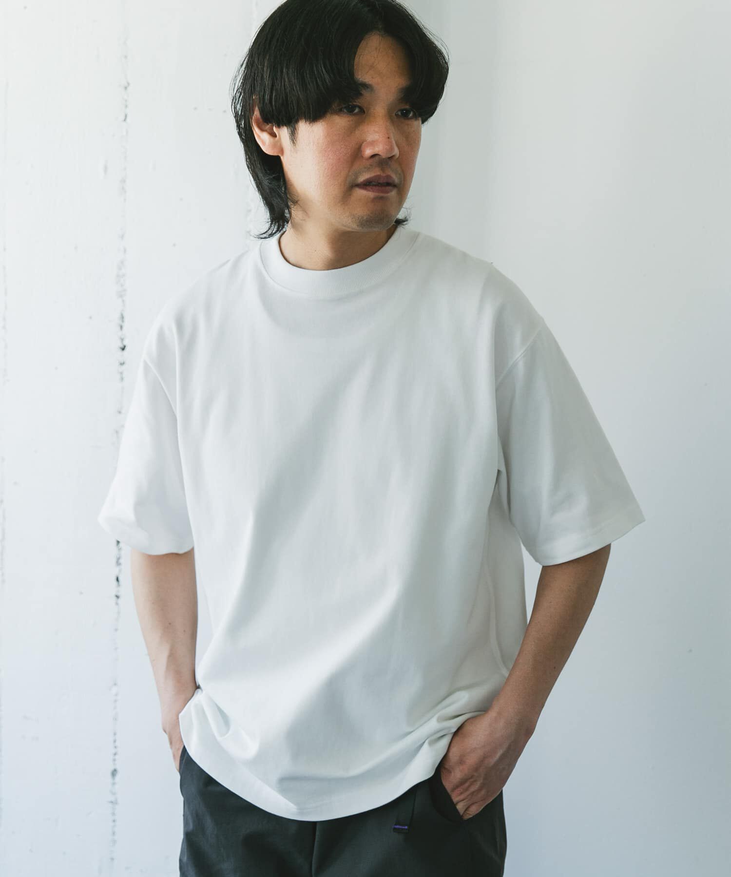 URBAN RESEARCH DOORS「10.5オンス ヘビーウェイト ショートスリーブ Tシャツ」|Tシャツ・カットソー|