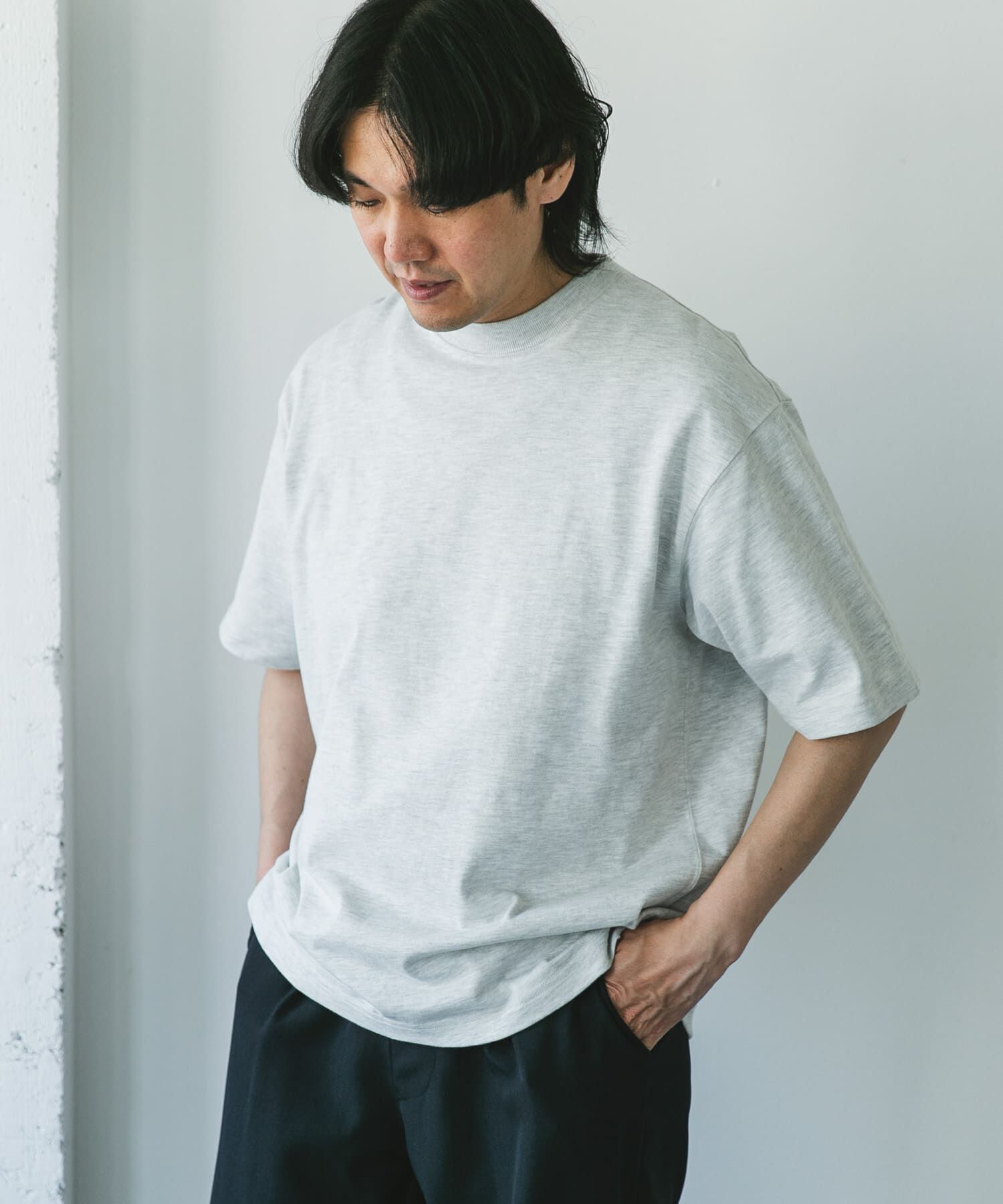 URBAN RESEARCH DOORS「10.5オンス ヘビーウェイト ショートスリーブ Tシャツ」|Tシャツ・カットソー|