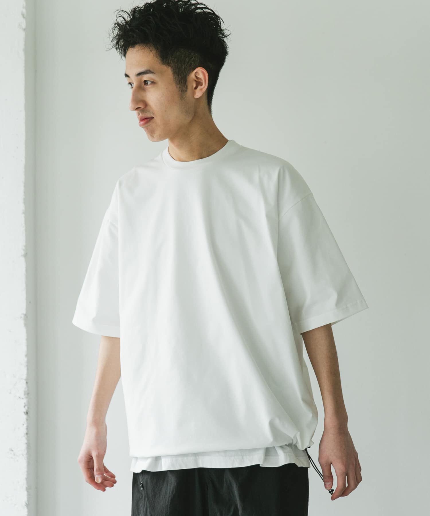 URBAN RESEARCH DOORS「URD Drawstring Short-Sleeve T-shirts」|Tシャツ・カットソー|