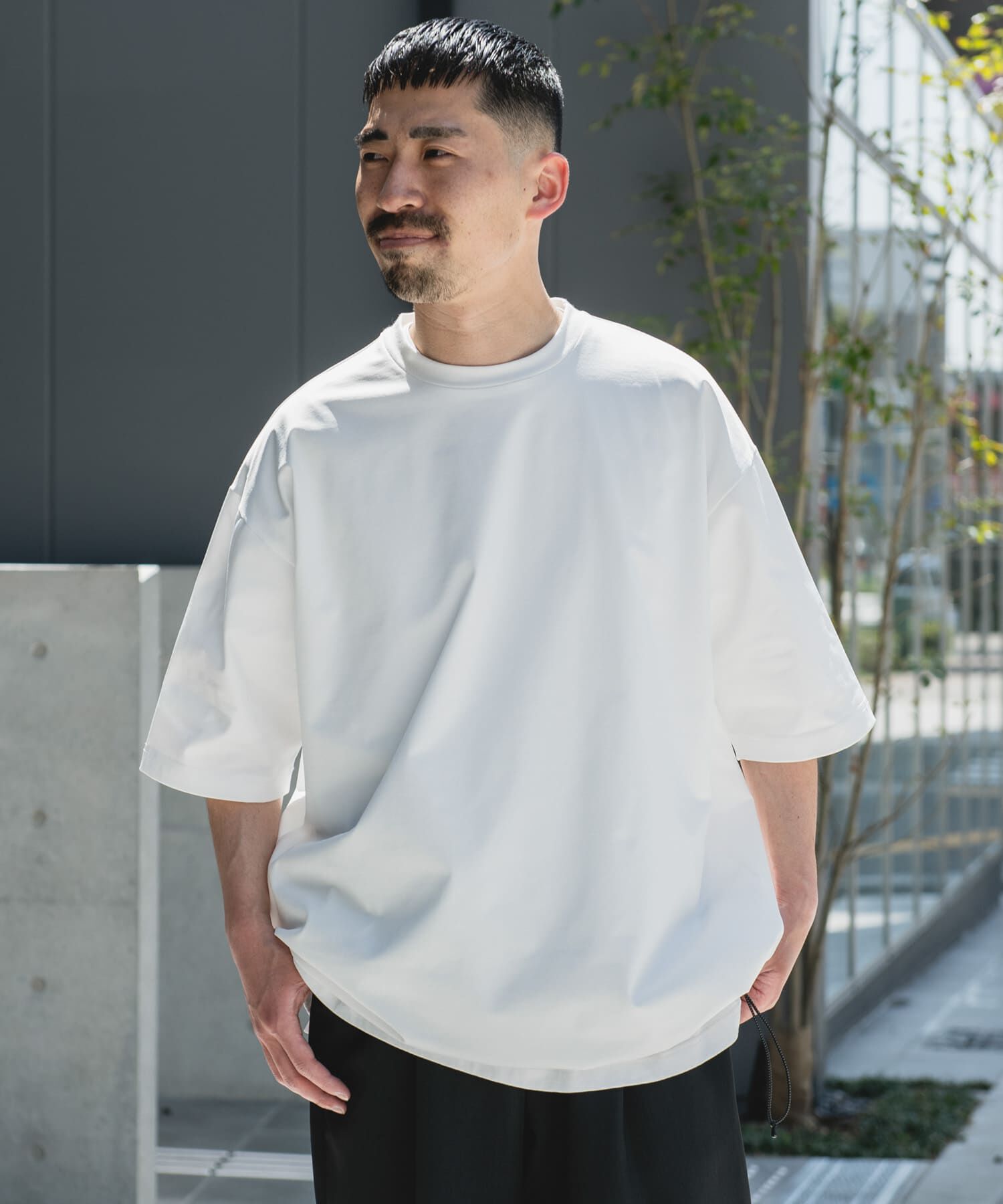 URBAN RESEARCH DOORS「URD Drawstring Short-Sleeve T-shirts」|Tシャツ・カットソー|