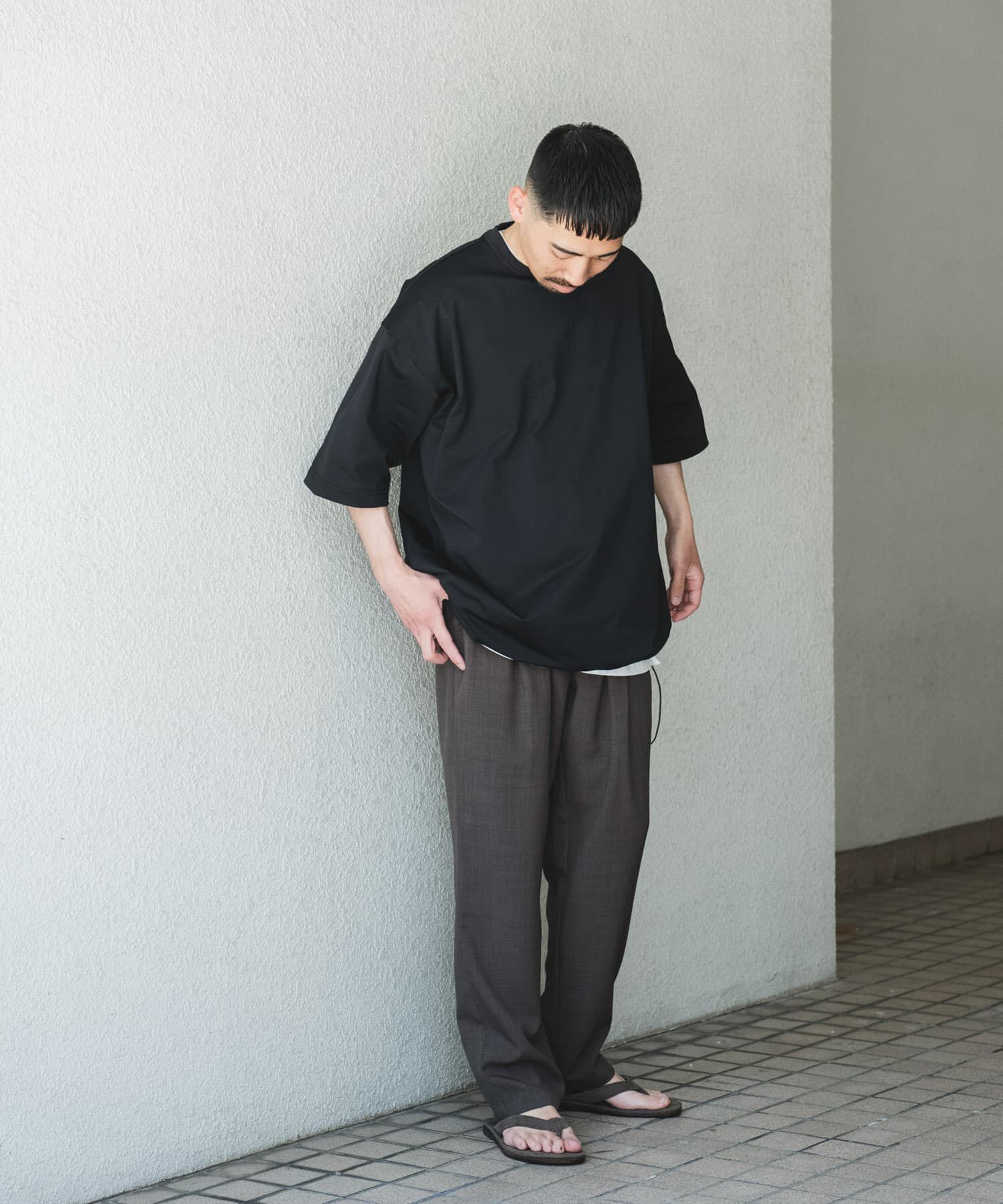 URBAN RESEARCH DOORS「URD Drawstring Short-Sleeve T-shirts」|Tシャツ・カットソー|