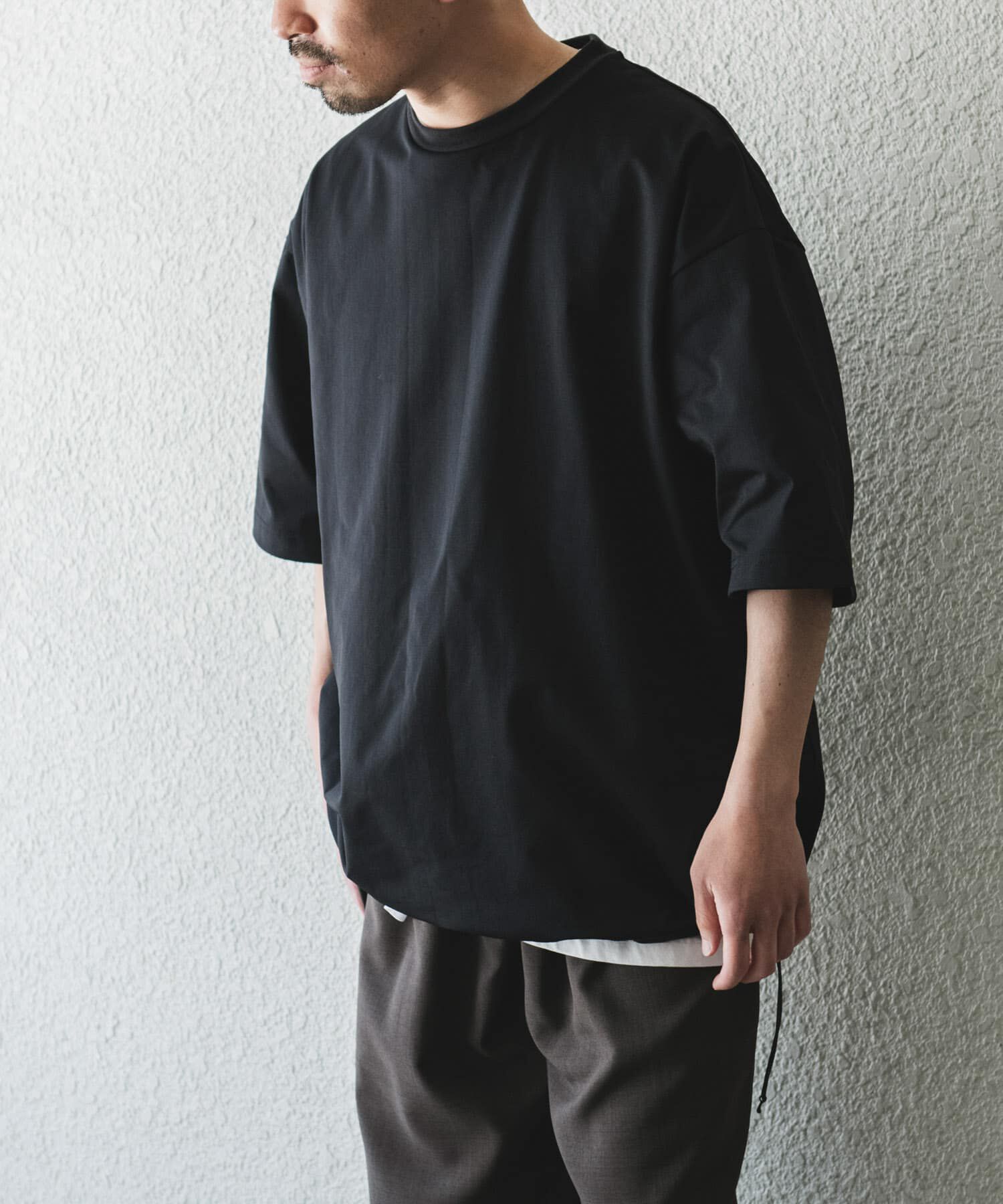 URBAN RESEARCH DOORS「URD Drawstring Short-Sleeve T-shirts」|Tシャツ・カットソー|