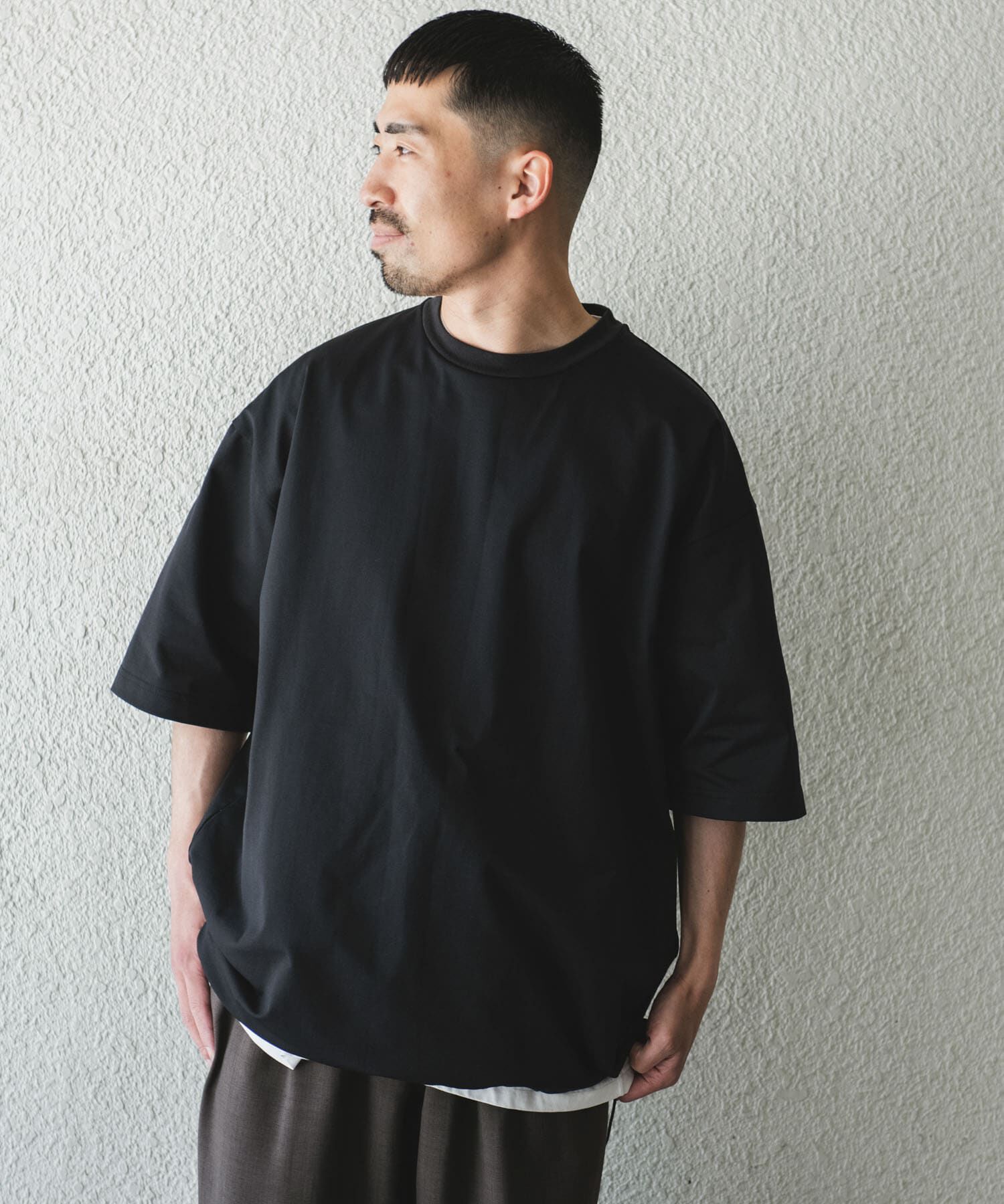 URBAN RESEARCH DOORS「URD Drawstring Short-Sleeve T-shirts」|Tシャツ・カットソー|