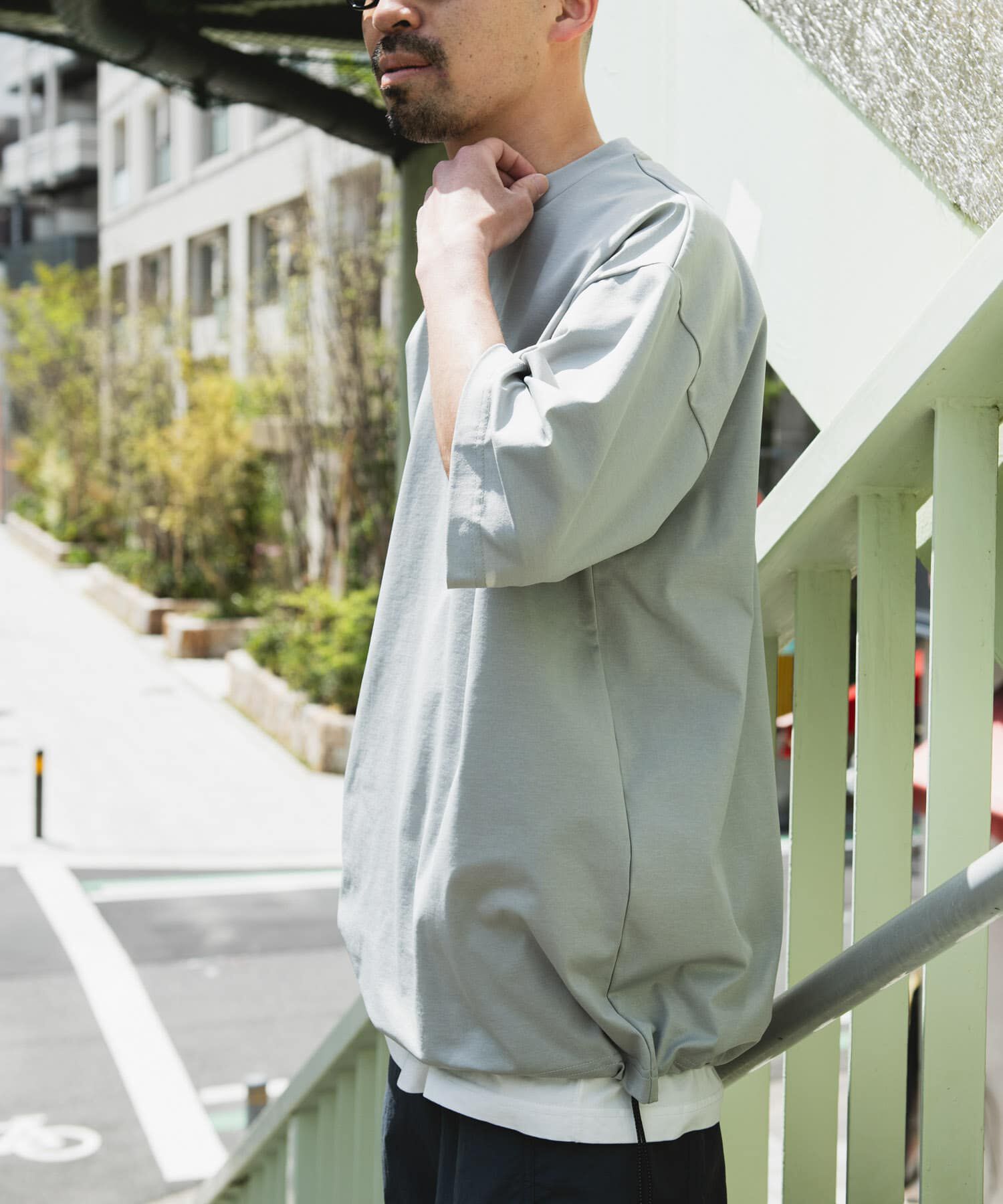 URBAN RESEARCH DOORS「URD Drawstring Short-Sleeve T-shirts」|Tシャツ・カットソー|