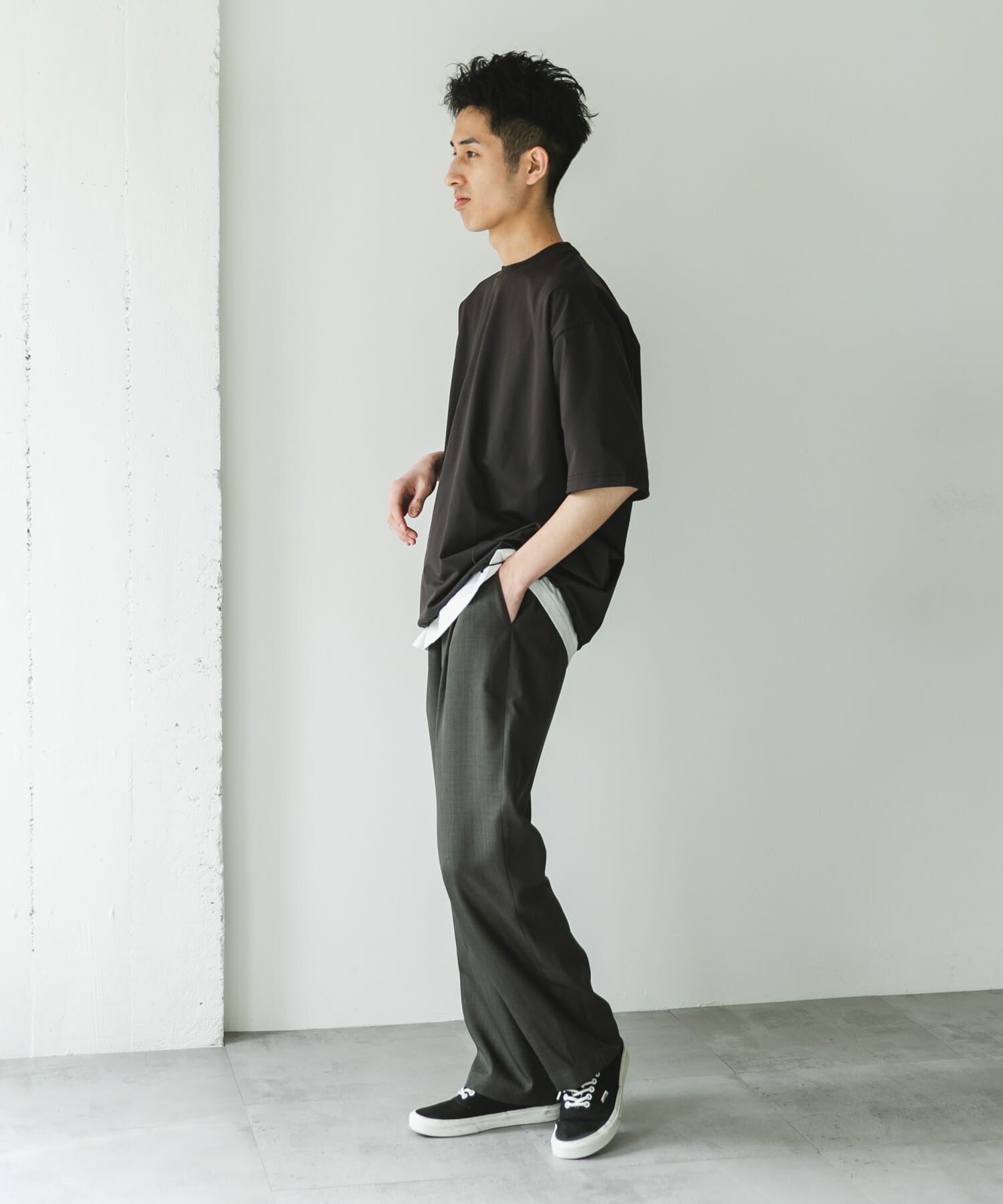 URBAN RESEARCH DOORS「URD Drawstring Short-Sleeve T-shirts」|Tシャツ・カットソー|