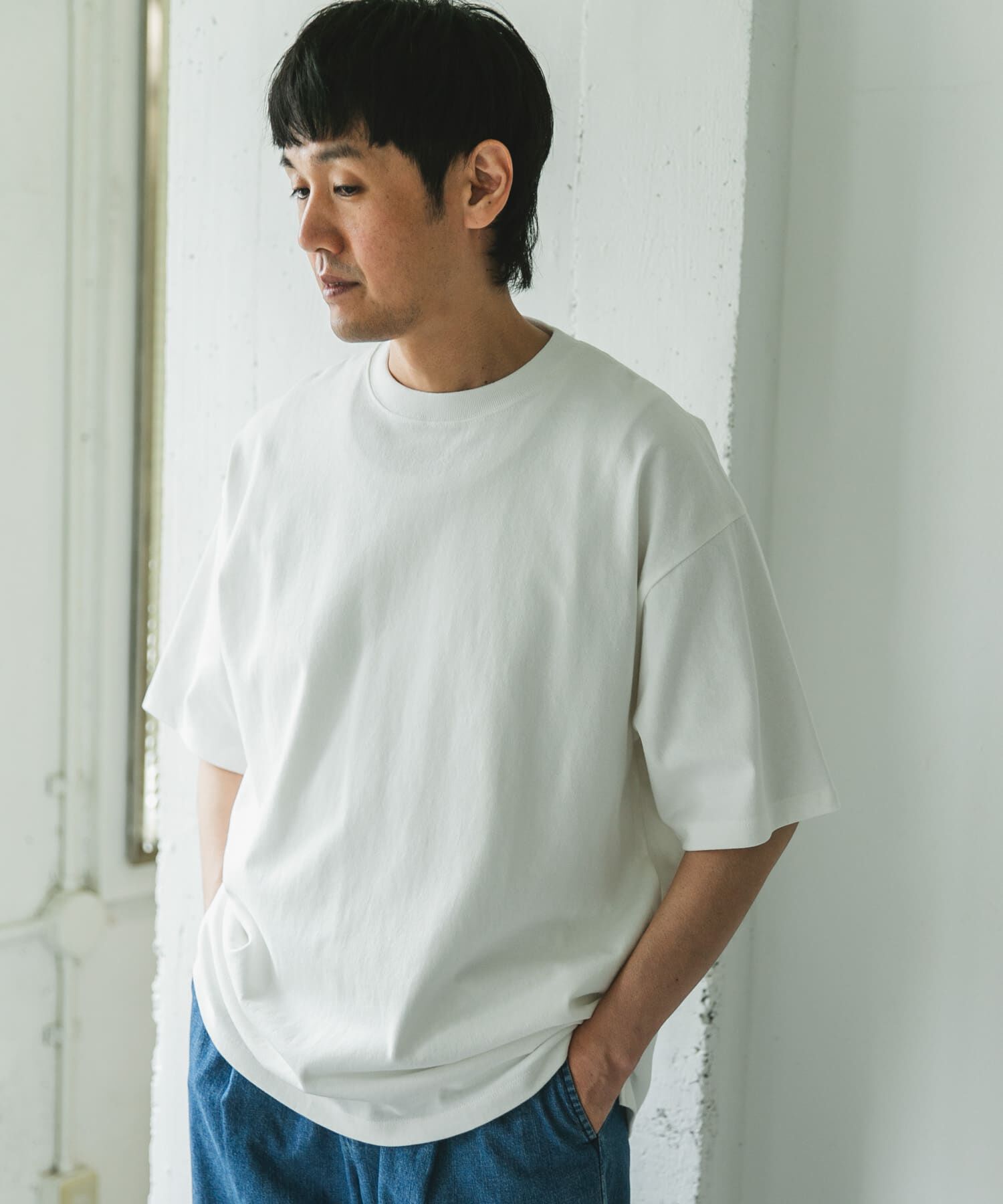 URBAN RESEARCH DOORS「10オンス クルーネックショートスリーブTシャツ」|Tシャツ・カットソー|