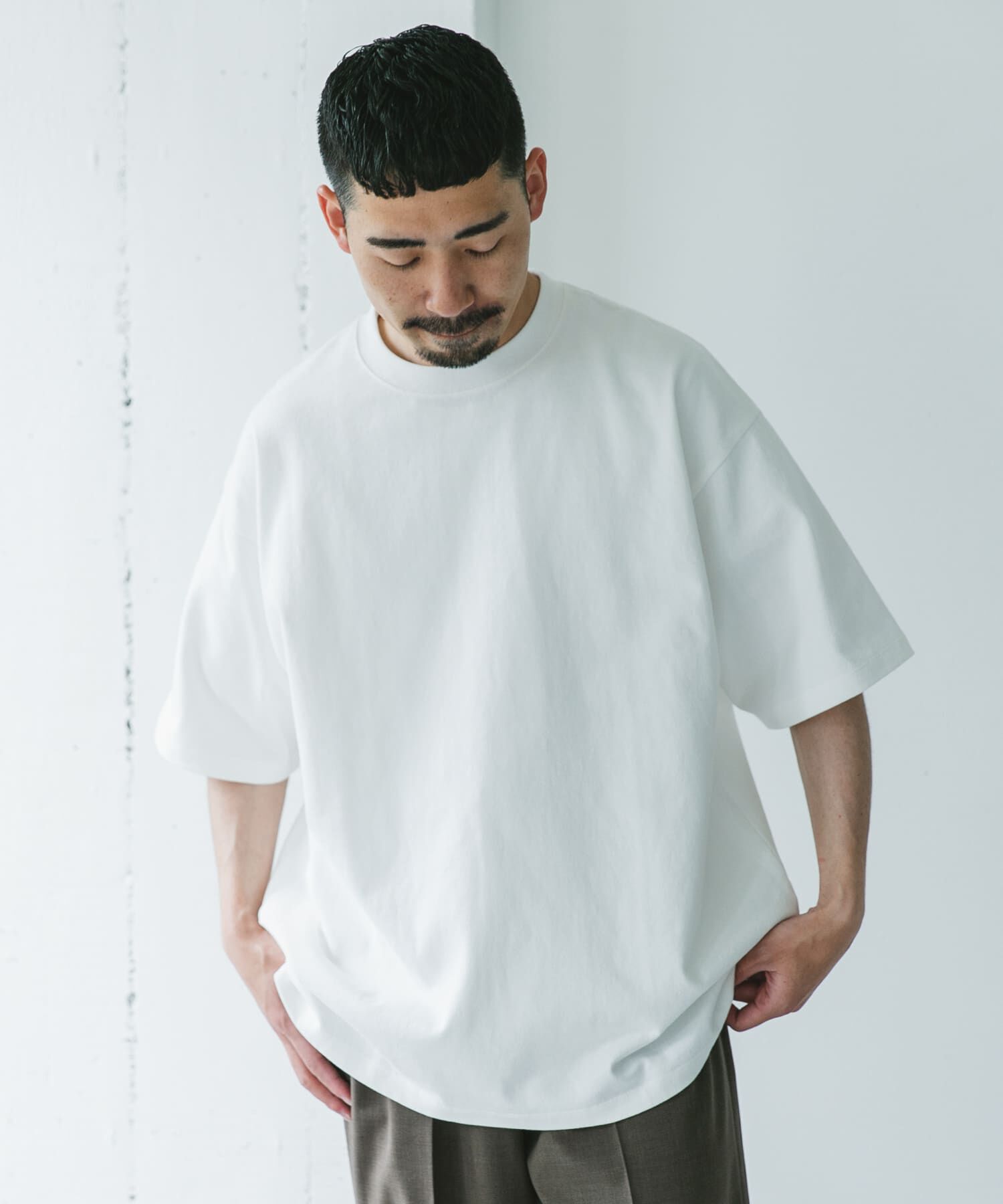 URBAN RESEARCH DOORS「10オンス クルーネックショートスリーブTシャツ」|Tシャツ・カットソー|