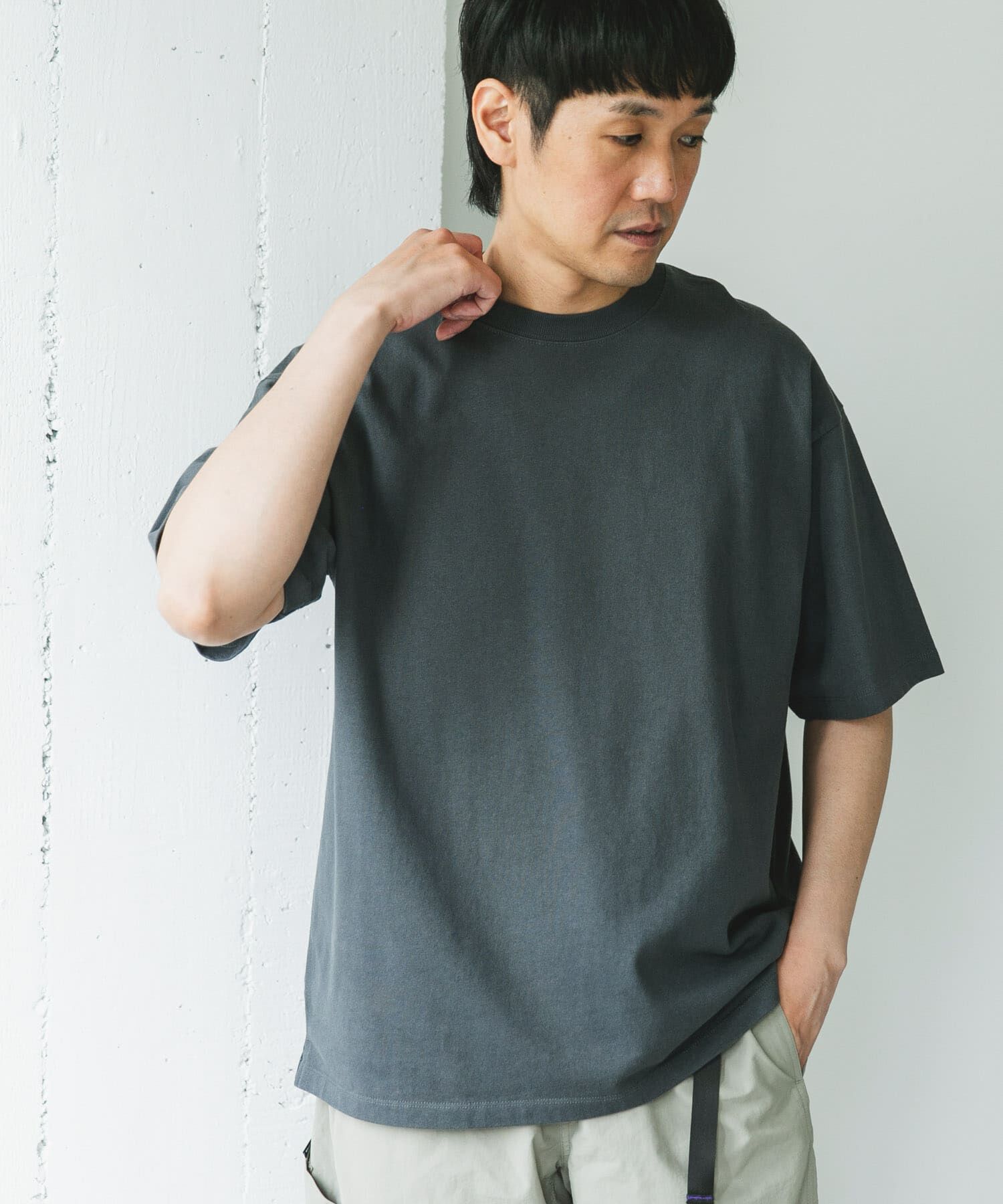 URBAN RESEARCH DOORS「10オンス クルーネックショートスリーブTシャツ」|Tシャツ・カットソー|