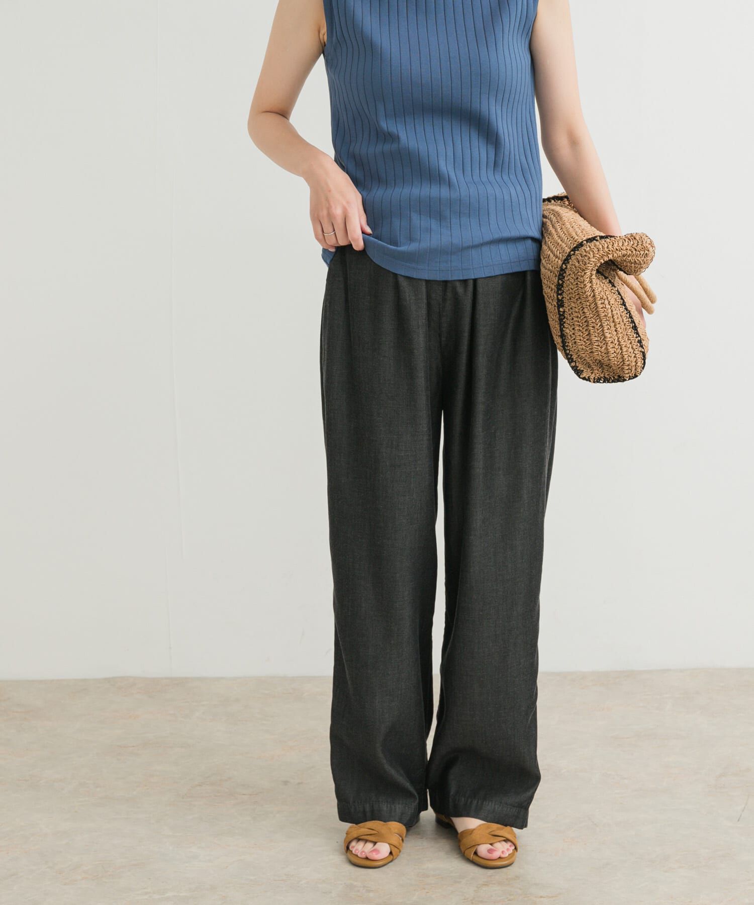 URBAN RESEARCH DOORS「リヨセルデニムイージーパンツ」|デニム|