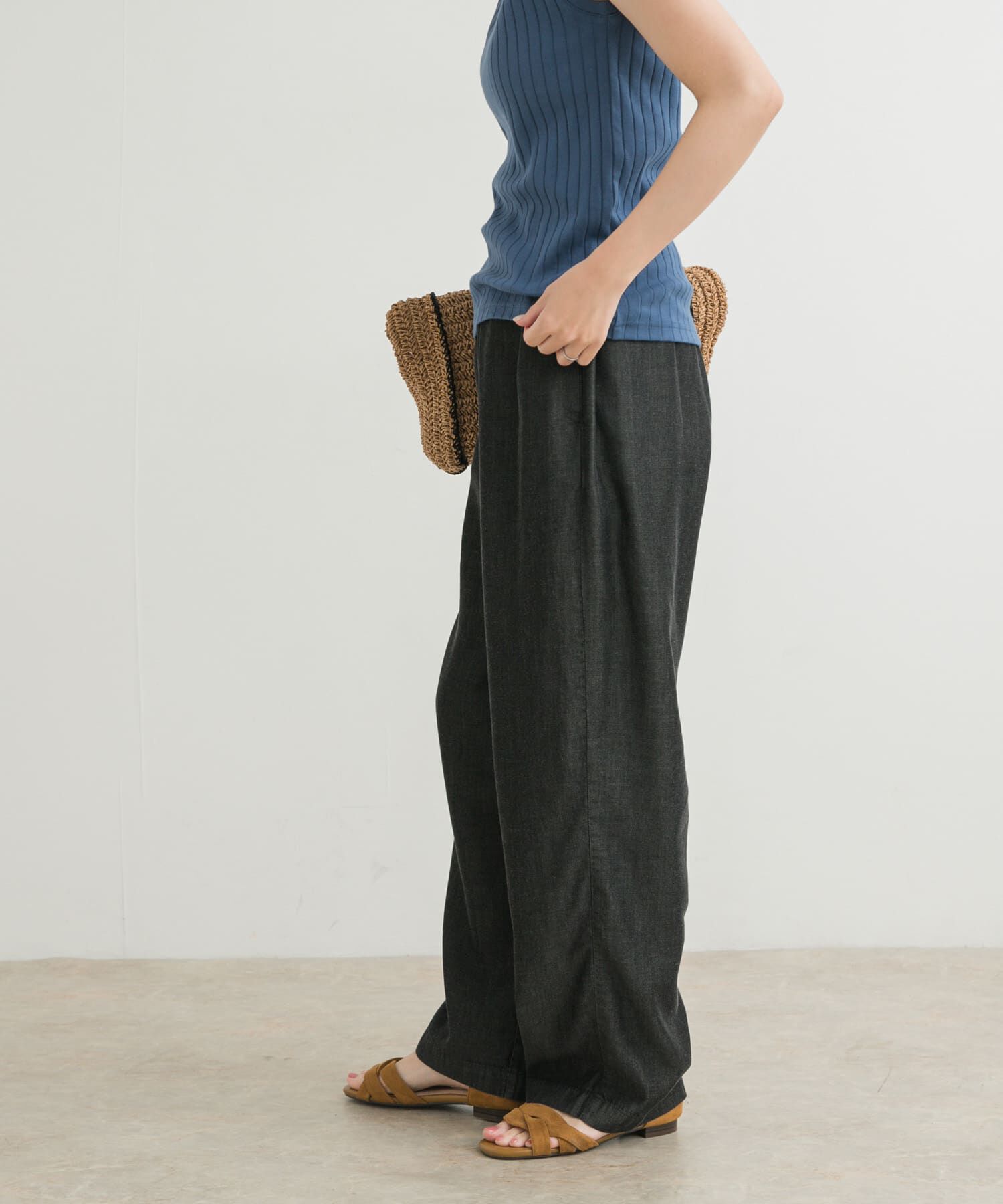 URBAN RESEARCH DOORS「リヨセルデニムイージーパンツ」|デニム|