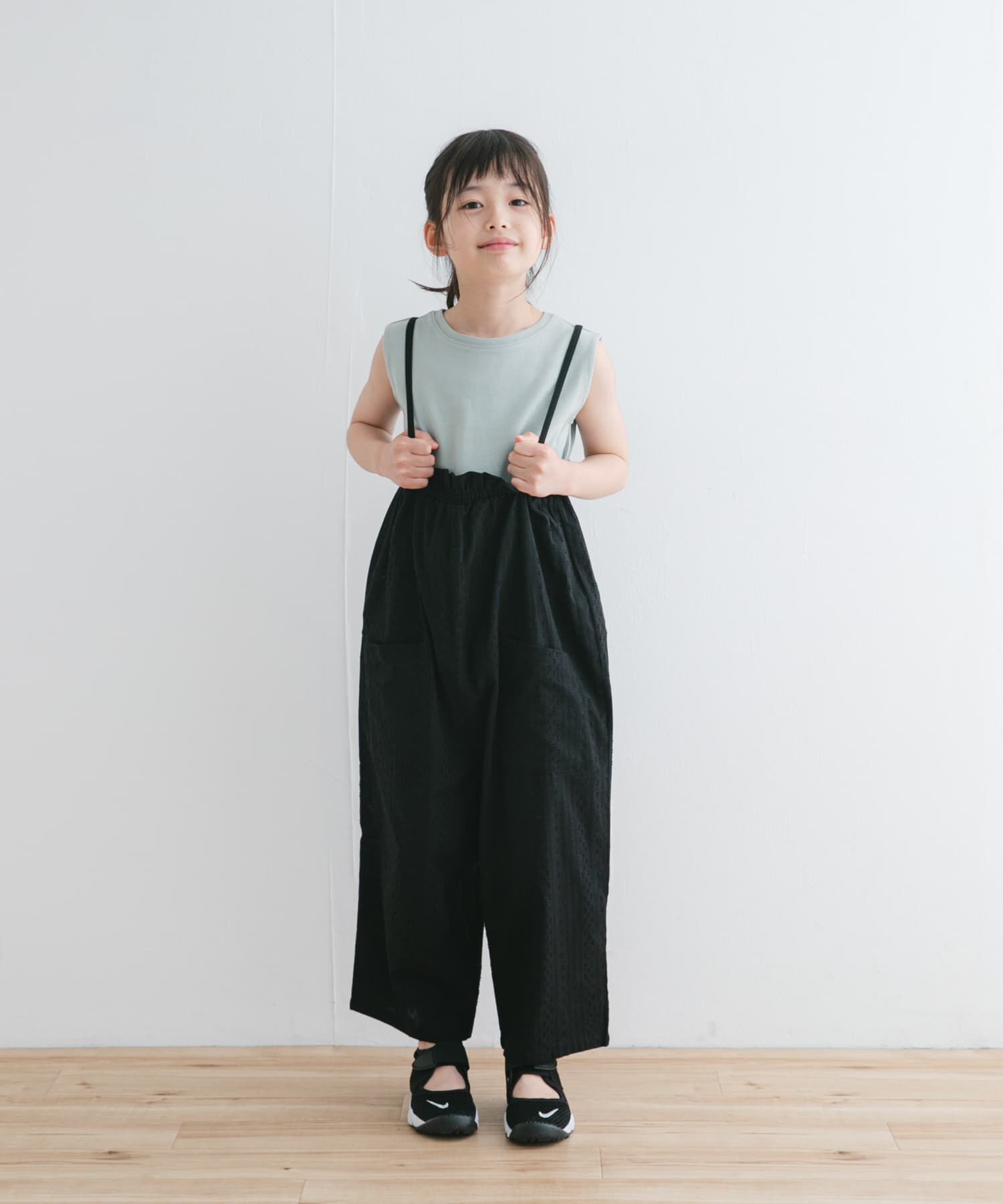 URBAN RESEARCH DOORS「フリルバギーキャミサロペット(KIDS)」|ワンピース|
