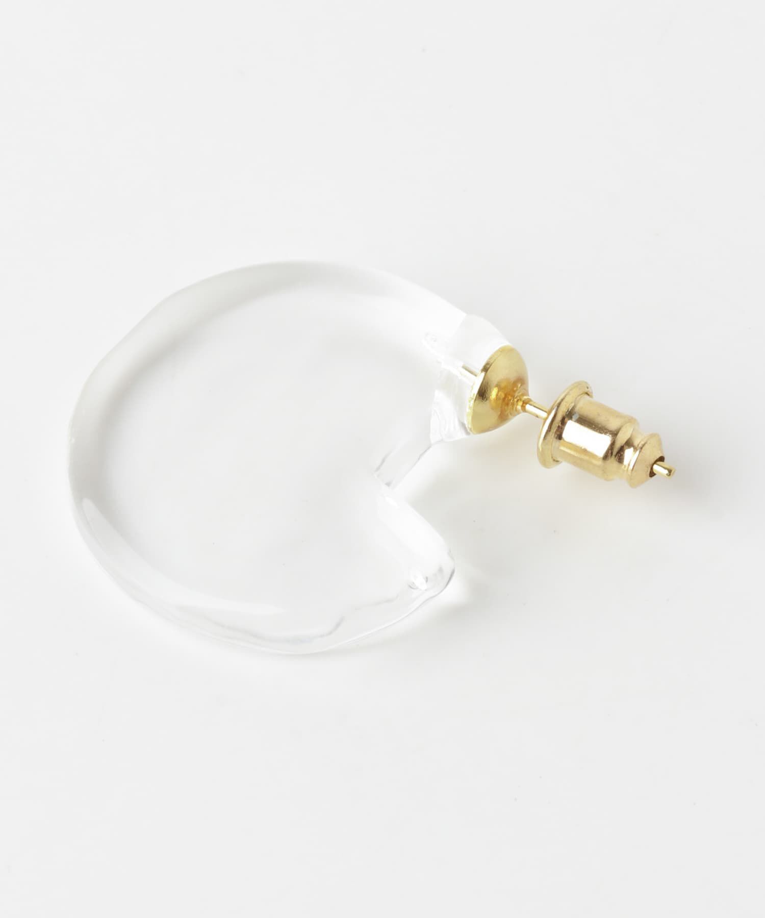 URBAN RESEARCH DOORS「『別注』HARIO Lampwork Factory&times;DOORS　クォーターサークルピアス」|ピアス|