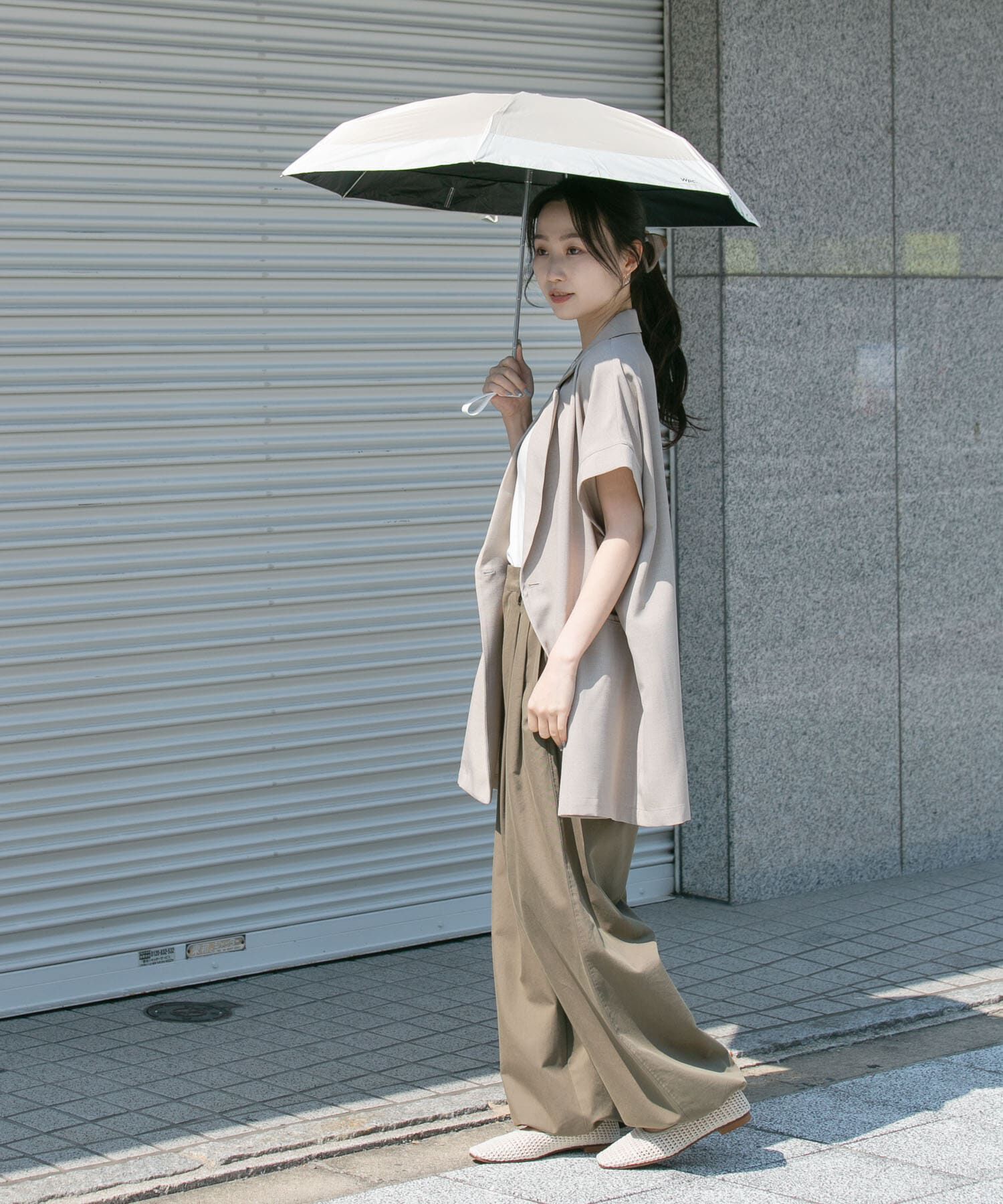 SMELLY「Wpc.　UV100%折り畳み傘」|傘|