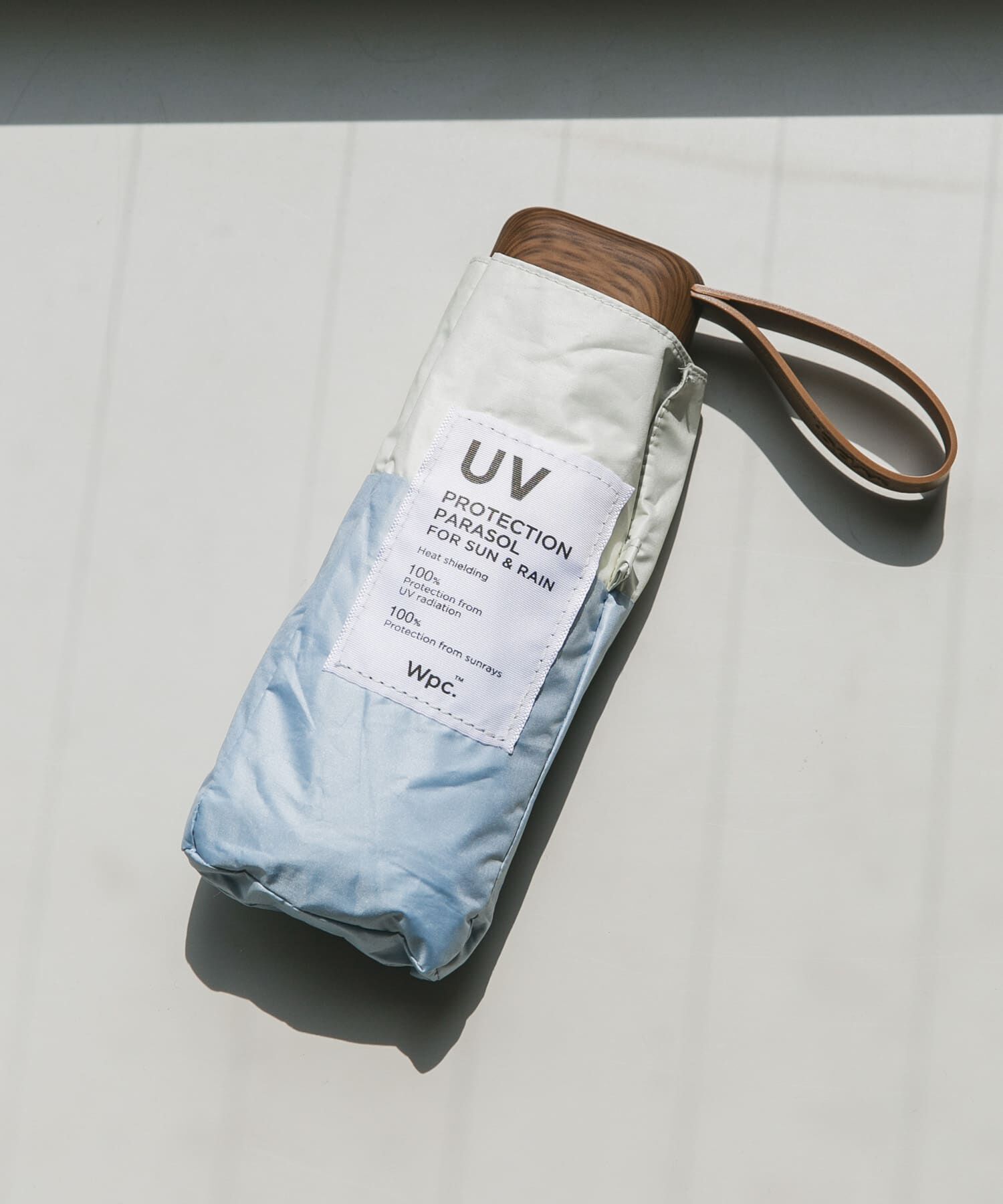 SMELLY「Wpc.　UV100%折り畳み傘」|傘|ブルー系その他