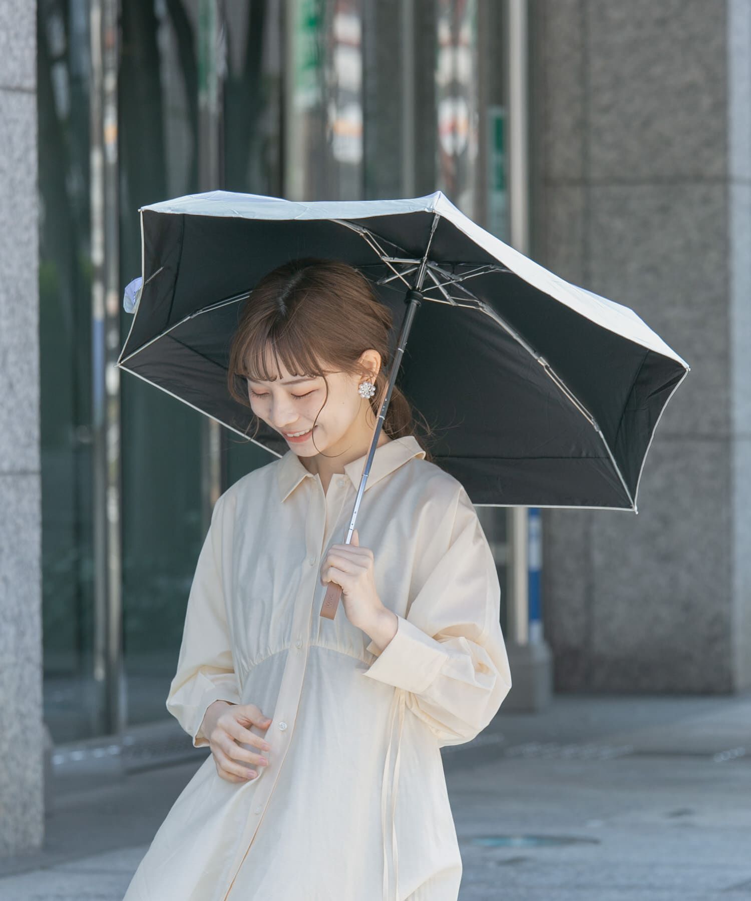 SMELLY「Wpc.　UV100%折り畳み傘」|傘|