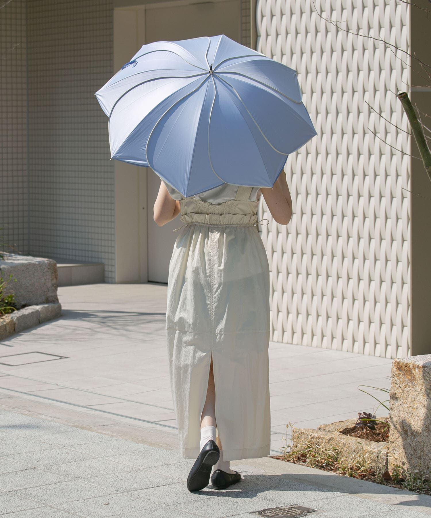 SMELLY「because　晴雨兼用パイピングフラワー」|傘|