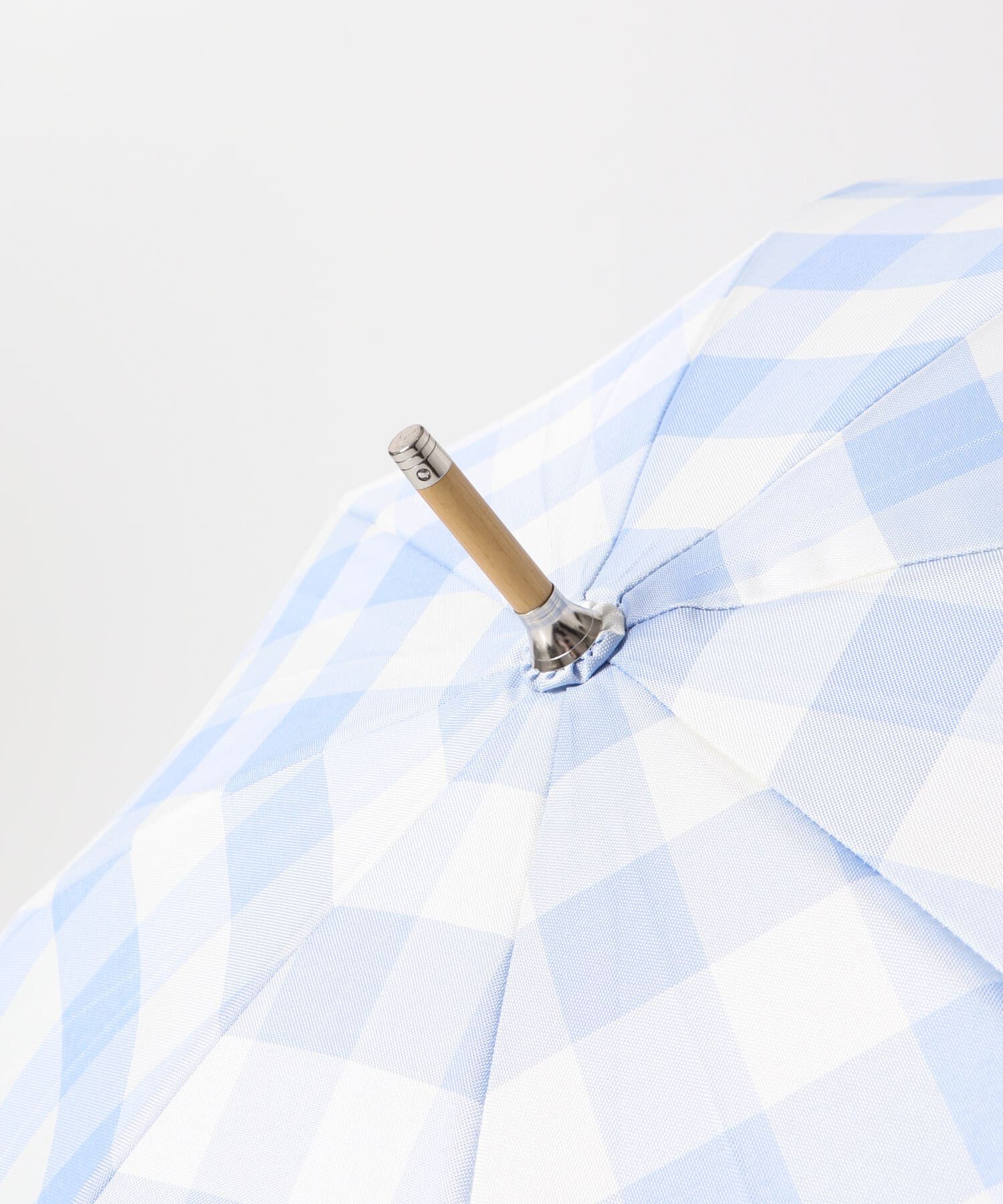 SMELLY「because　ギンガムチェックバンブー長傘」|傘|