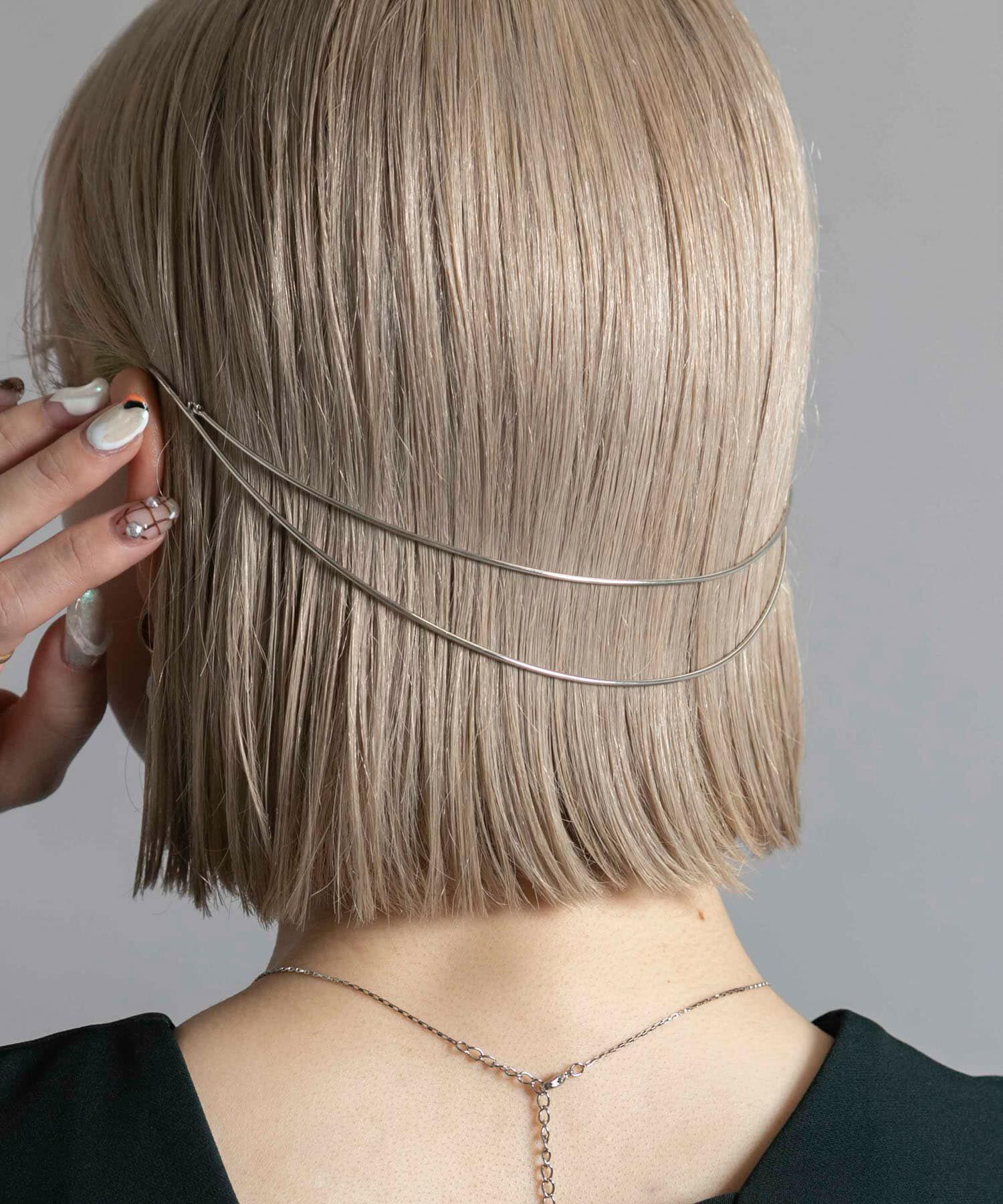 SMELLY「バックカチューシャ」|カチューシャ|シルバー