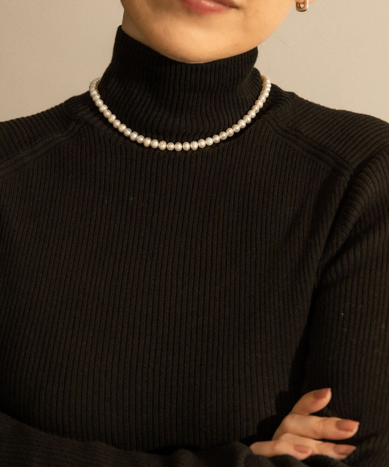 SMELLY「SMELLY so&rsquo;　2way pearl necklace slv」|ネックレス|