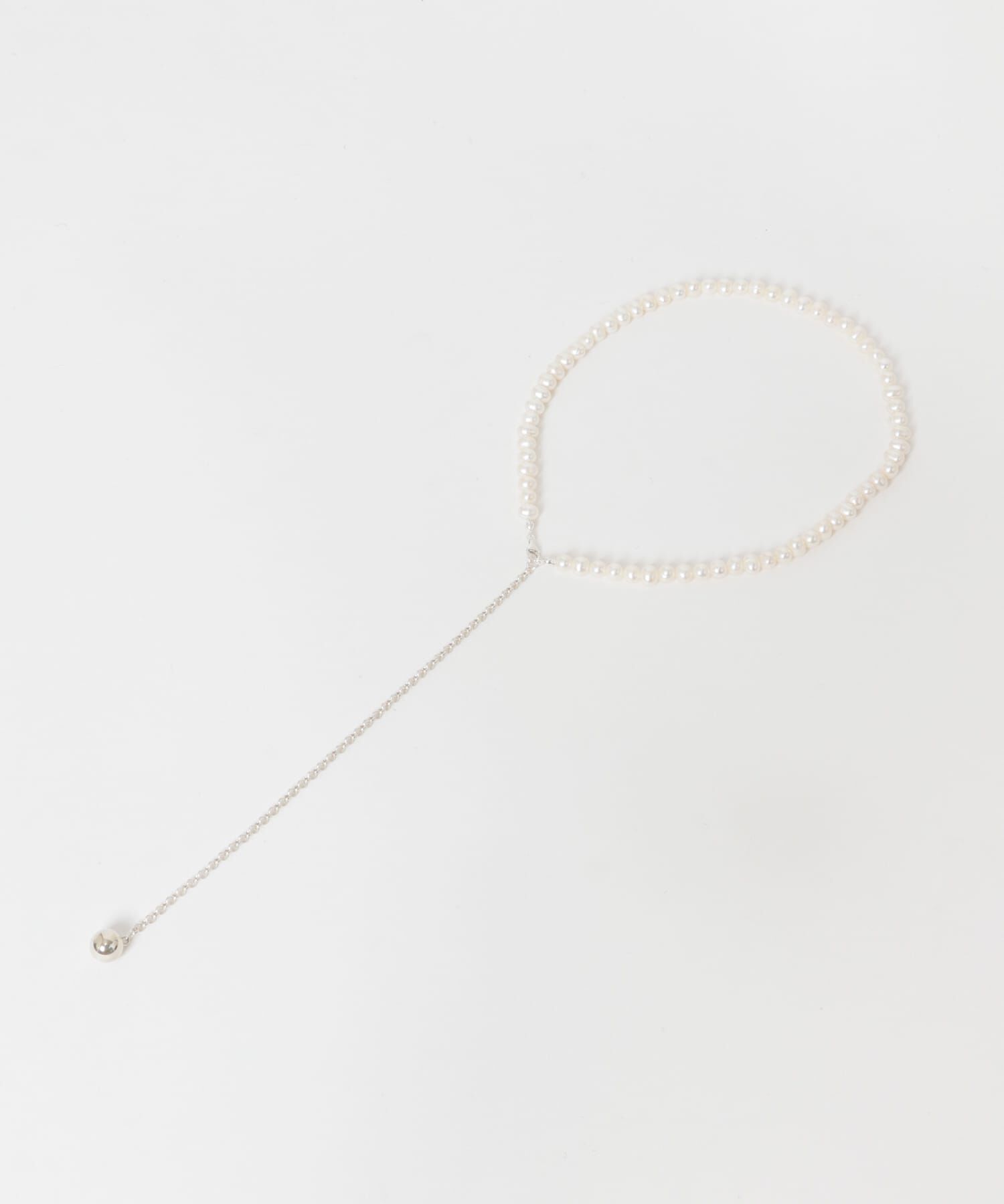 SMELLY「SMELLY so&rsquo;　2way pearl necklace slv」|ネックレス|