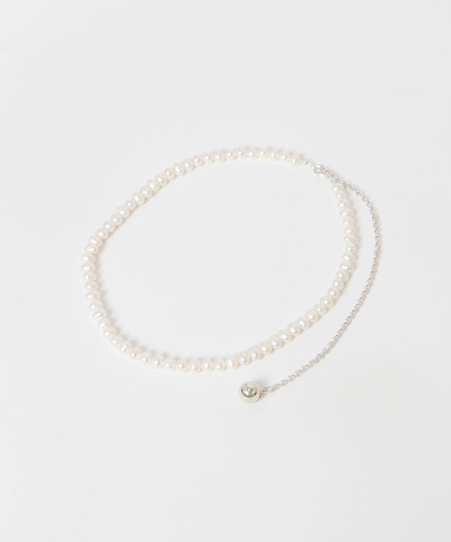 SMELLY「SMELLY so&rsquo;　2way pearl necklace slv」|ネックレス|