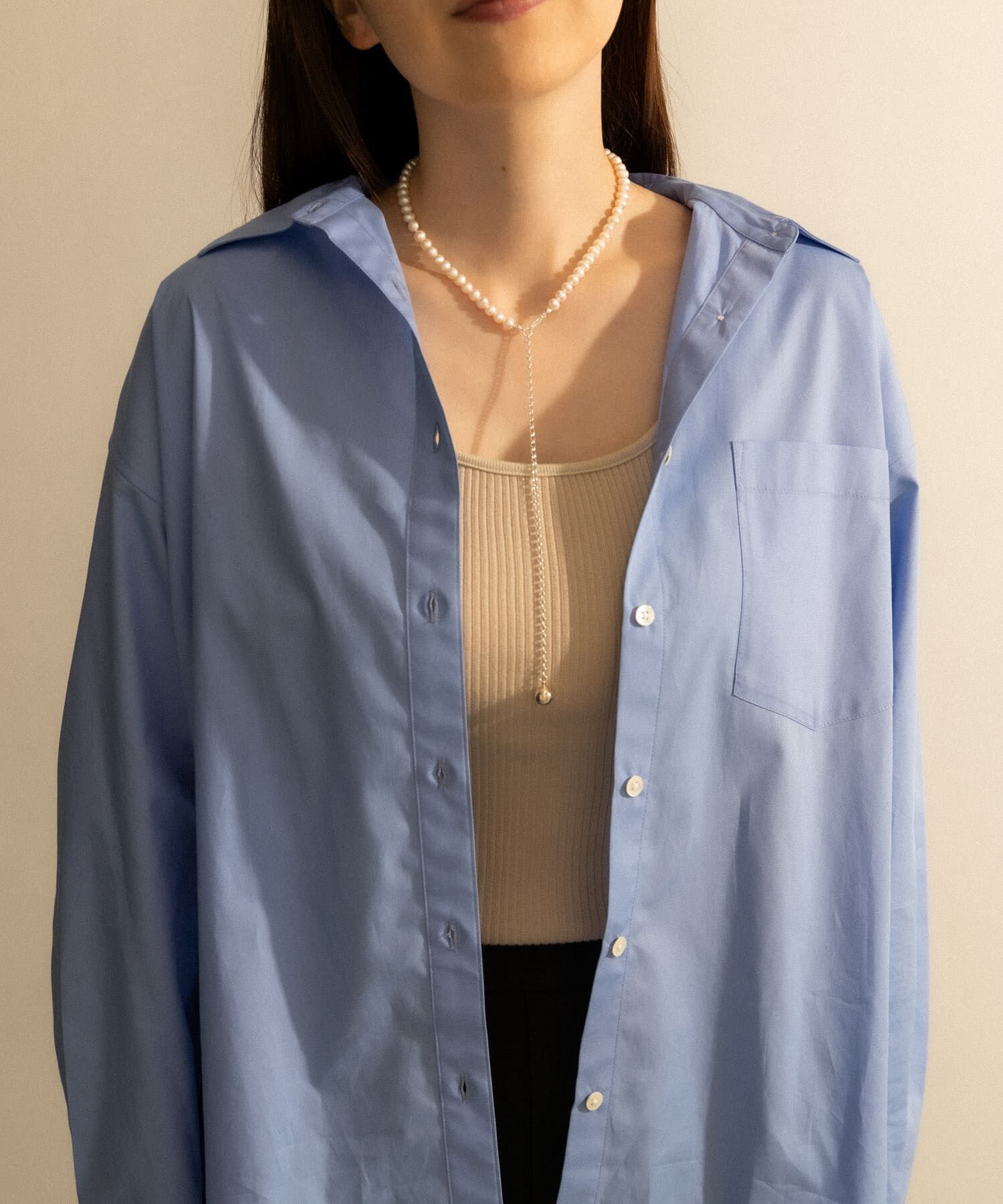 SMELLY「SMELLY so&rsquo;　2way pearl necklace slv」|ネックレス|