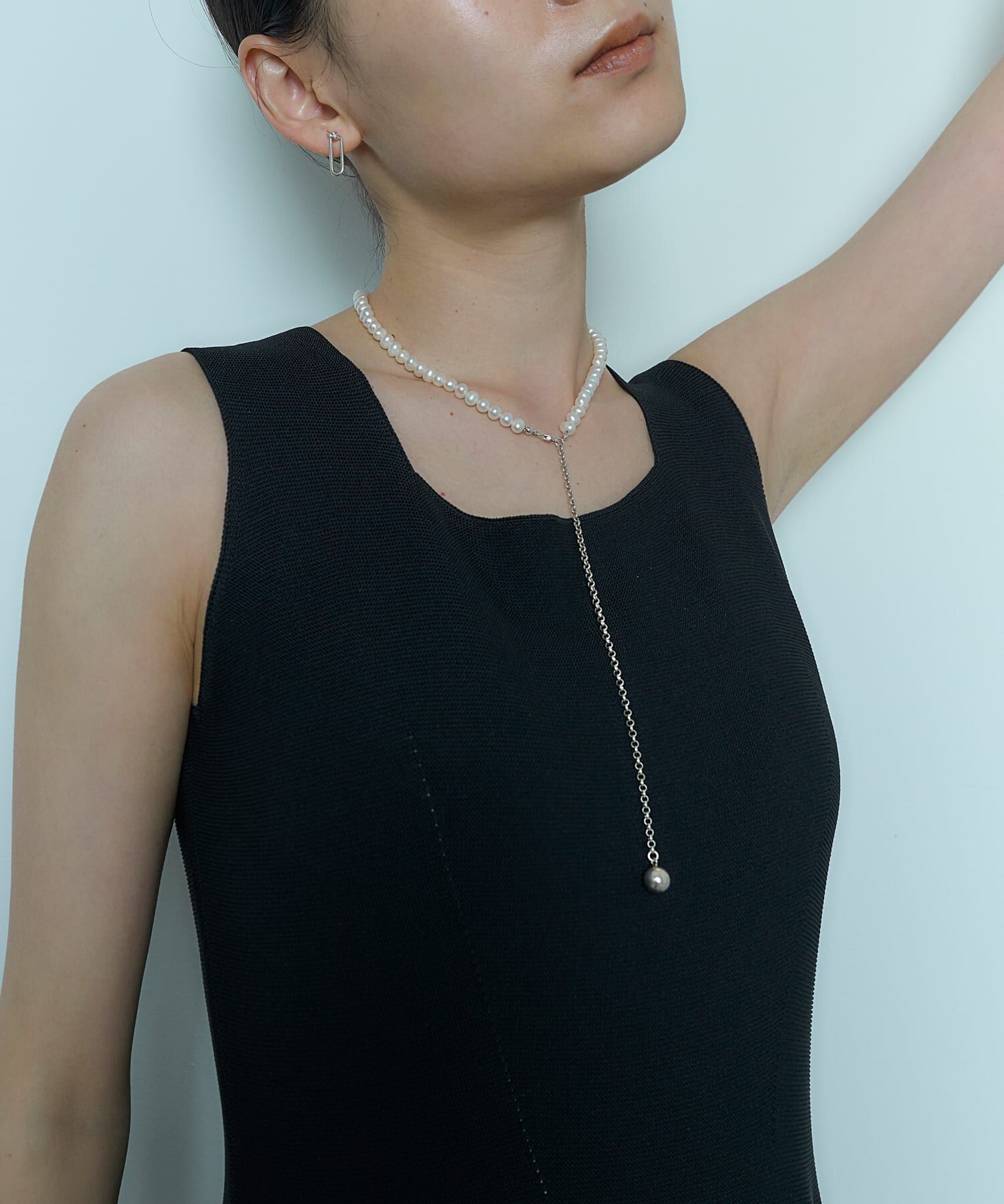SMELLY「SMELLY so&rsquo;　2way pearl necklace slv」|ネックレス|
