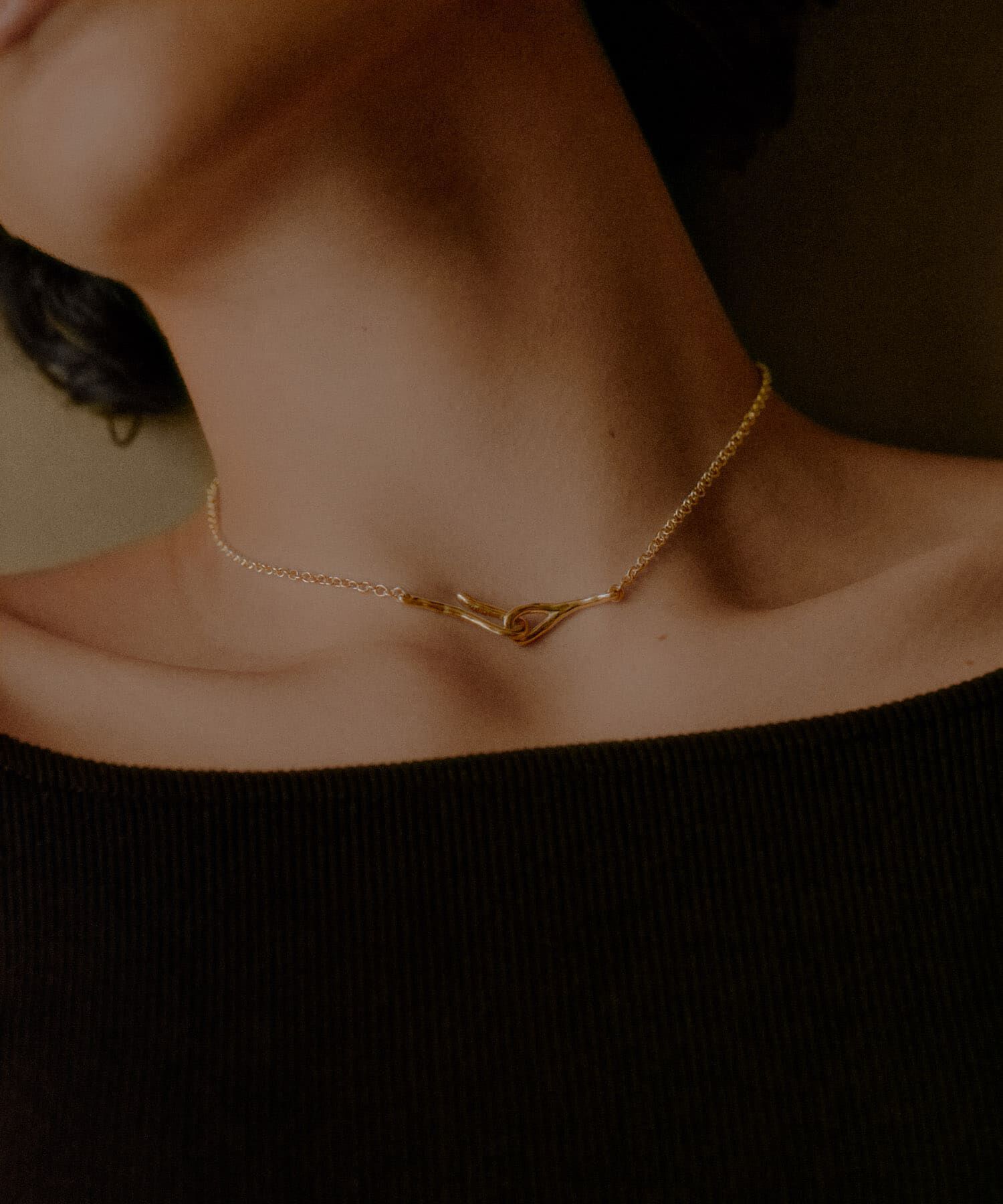 SMELLY「SMELLY so&rsquo;　mantel short necklace」|ネックレス|ゴールド