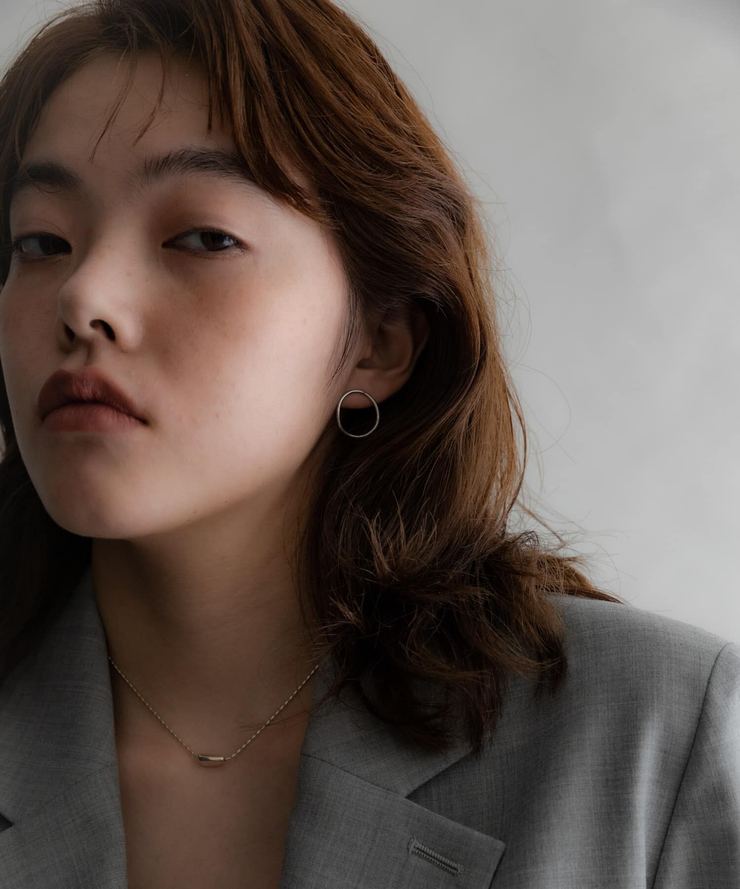 SMELLY「SMELLY so&rsquo;　curved circle pierce」|ピアス|