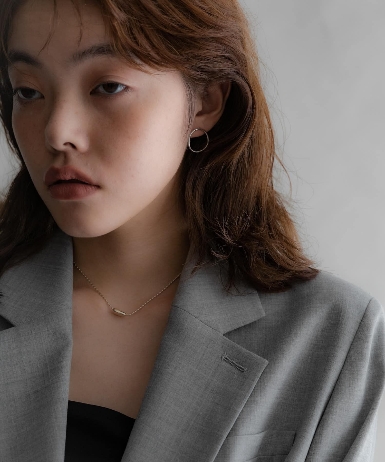 SMELLY「SMELLY so&rsquo;　curved circle pierce」|ピアス|