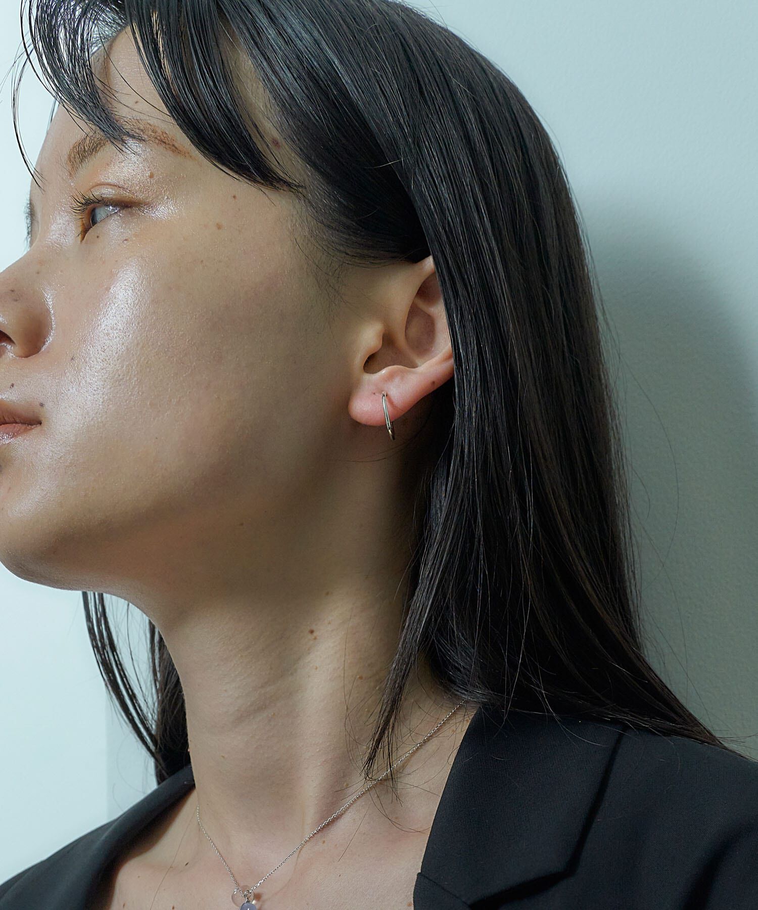 SMELLY「SMELLY so&rsquo;　thin hoop earring」|イヤリング|