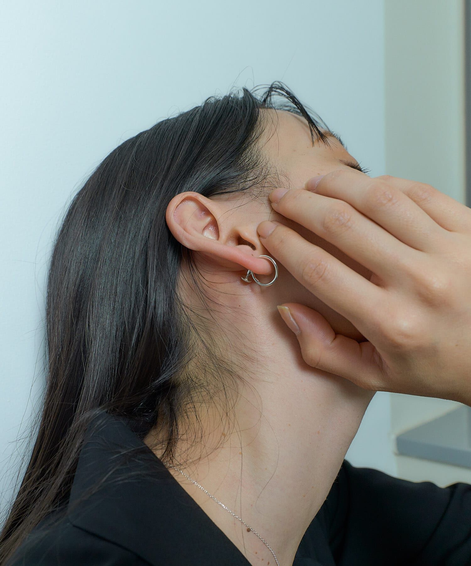 SMELLY「SMELLY so&rsquo;　thin hoop earring」|イヤリング|