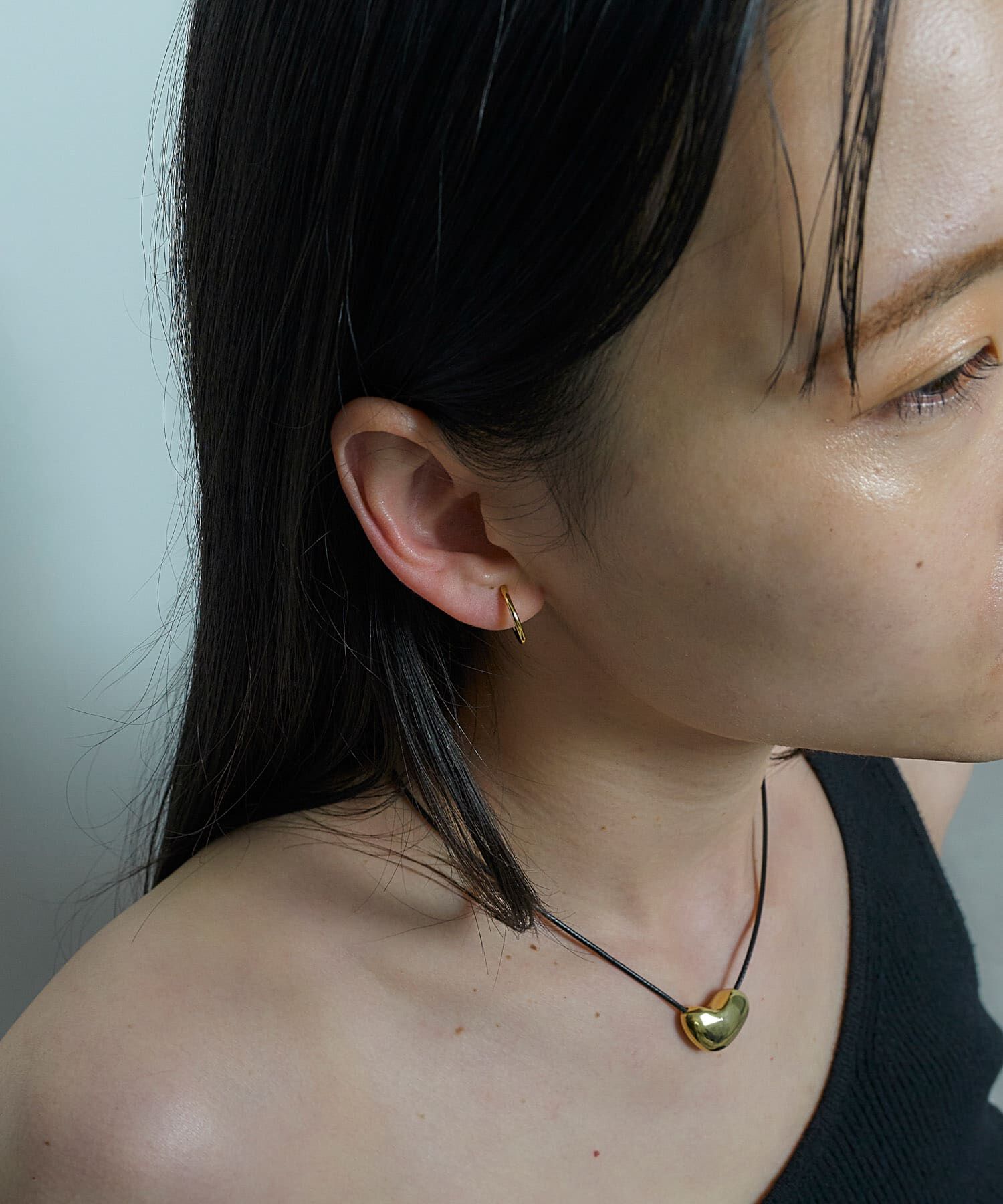 SMELLY「SMELLY so&rsquo;　thin hoop earring」|イヤリング|