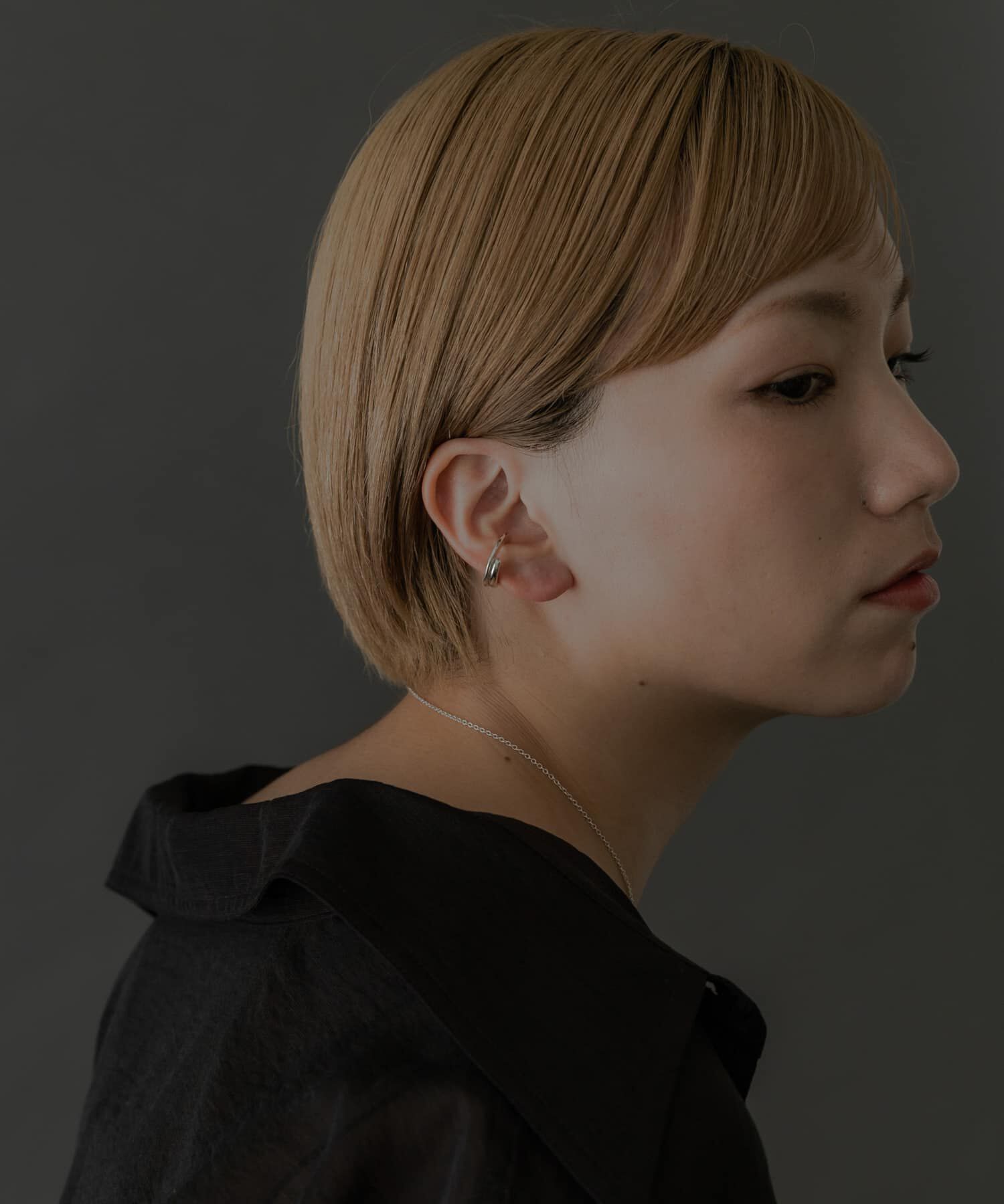 SMELLY「SMELLY so&rsquo;　overlap circle earcuff」|イヤリング|